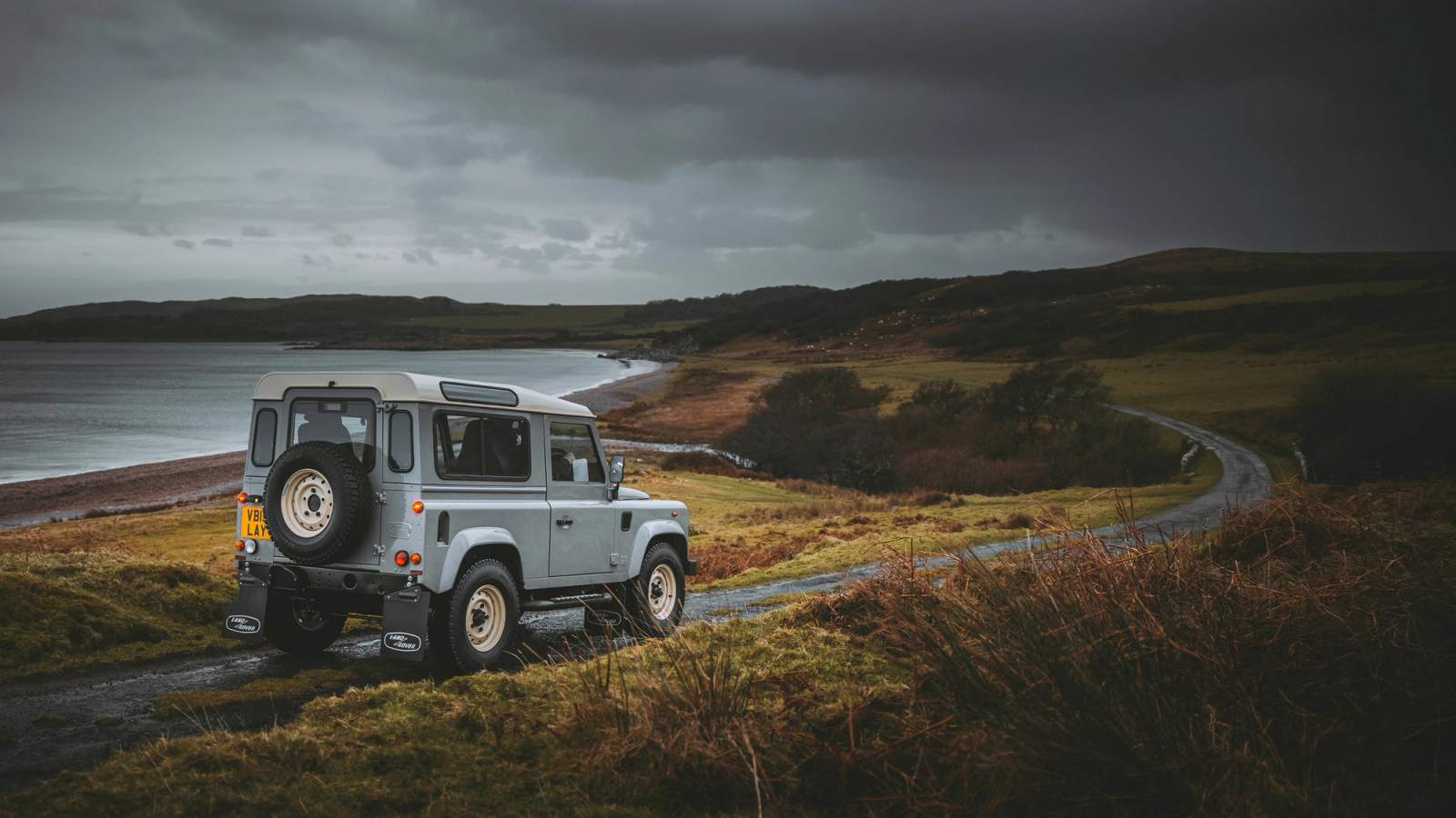 Land Rover Defender rear driving