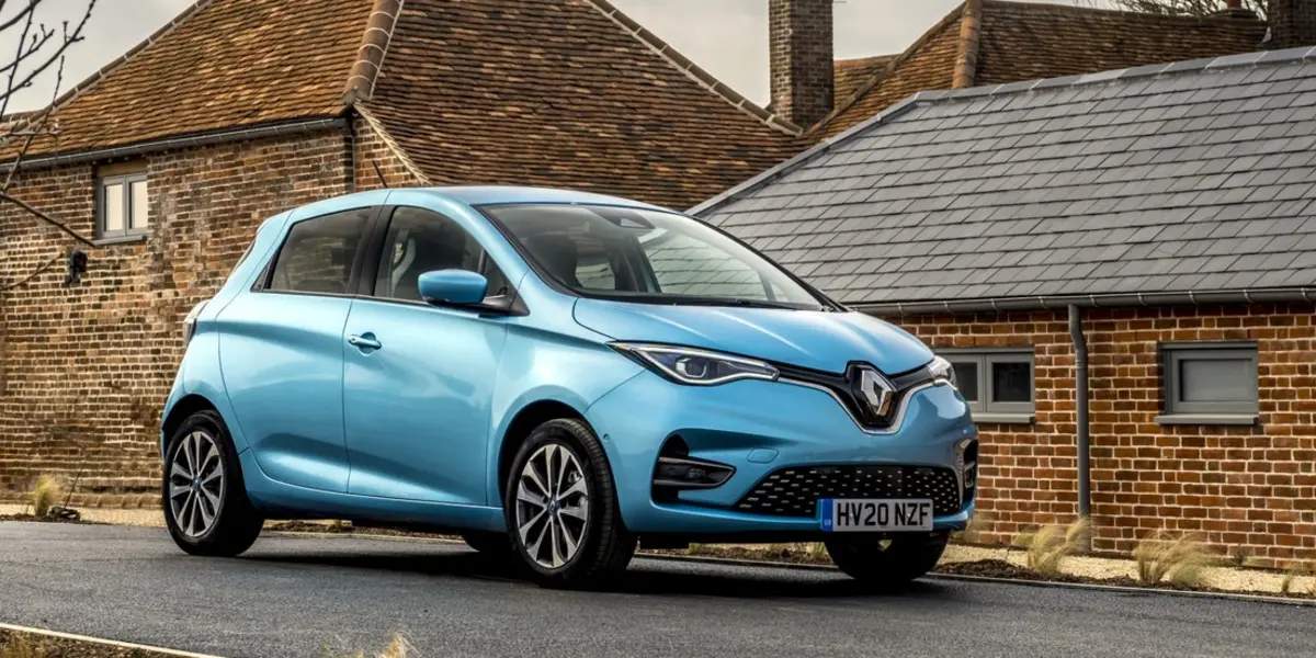 blue car parked