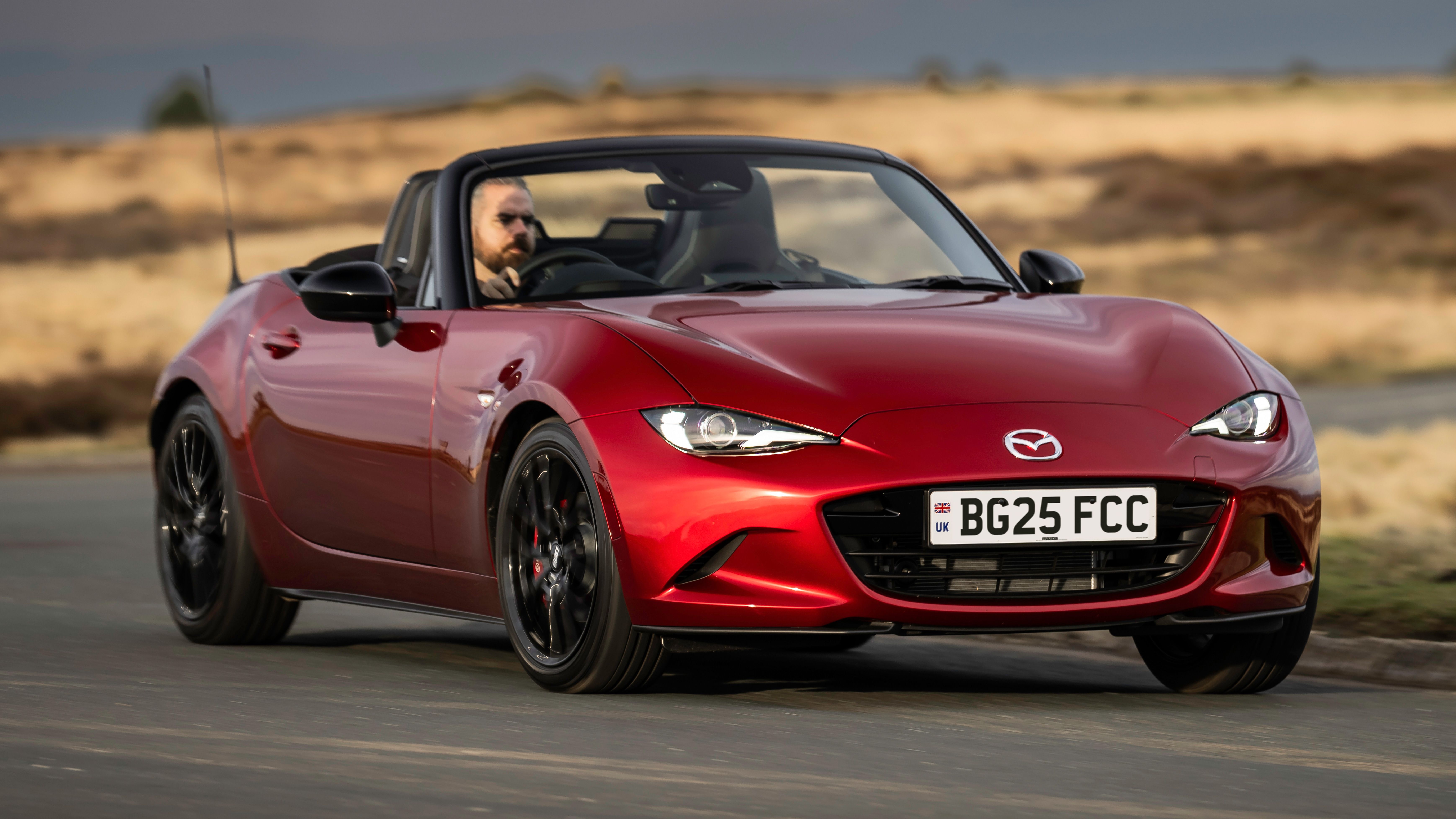 Mazda MX-5 front quarter driving