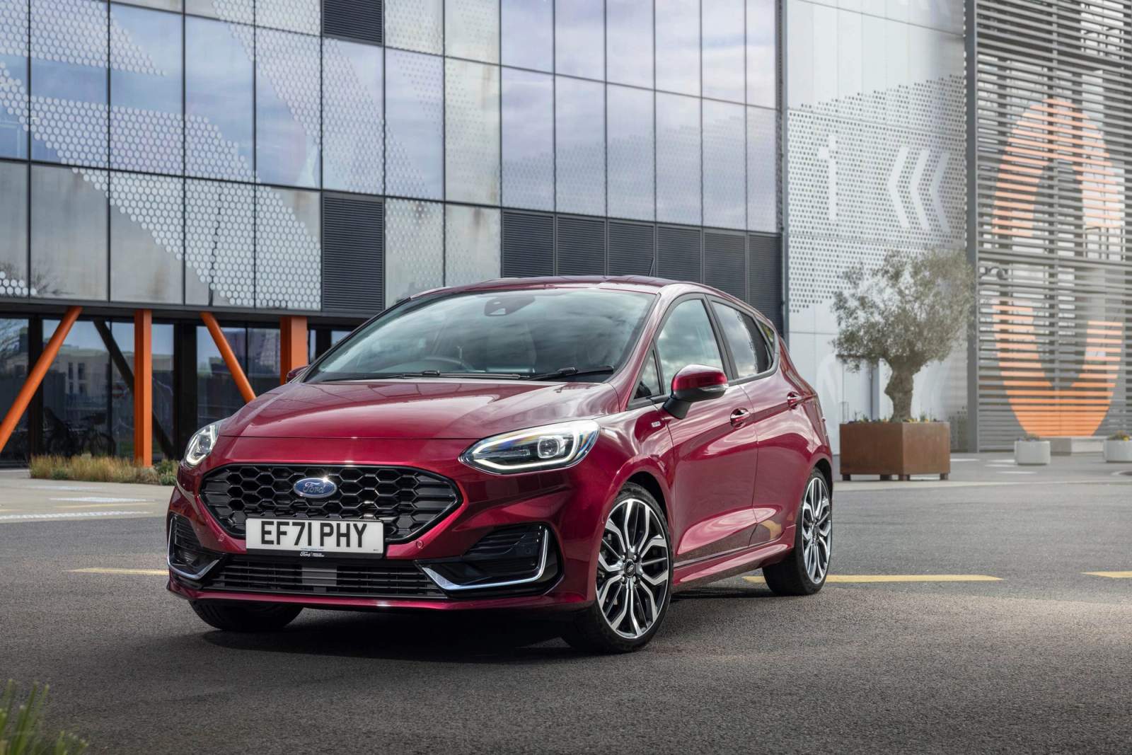 Red Ford Fiesta