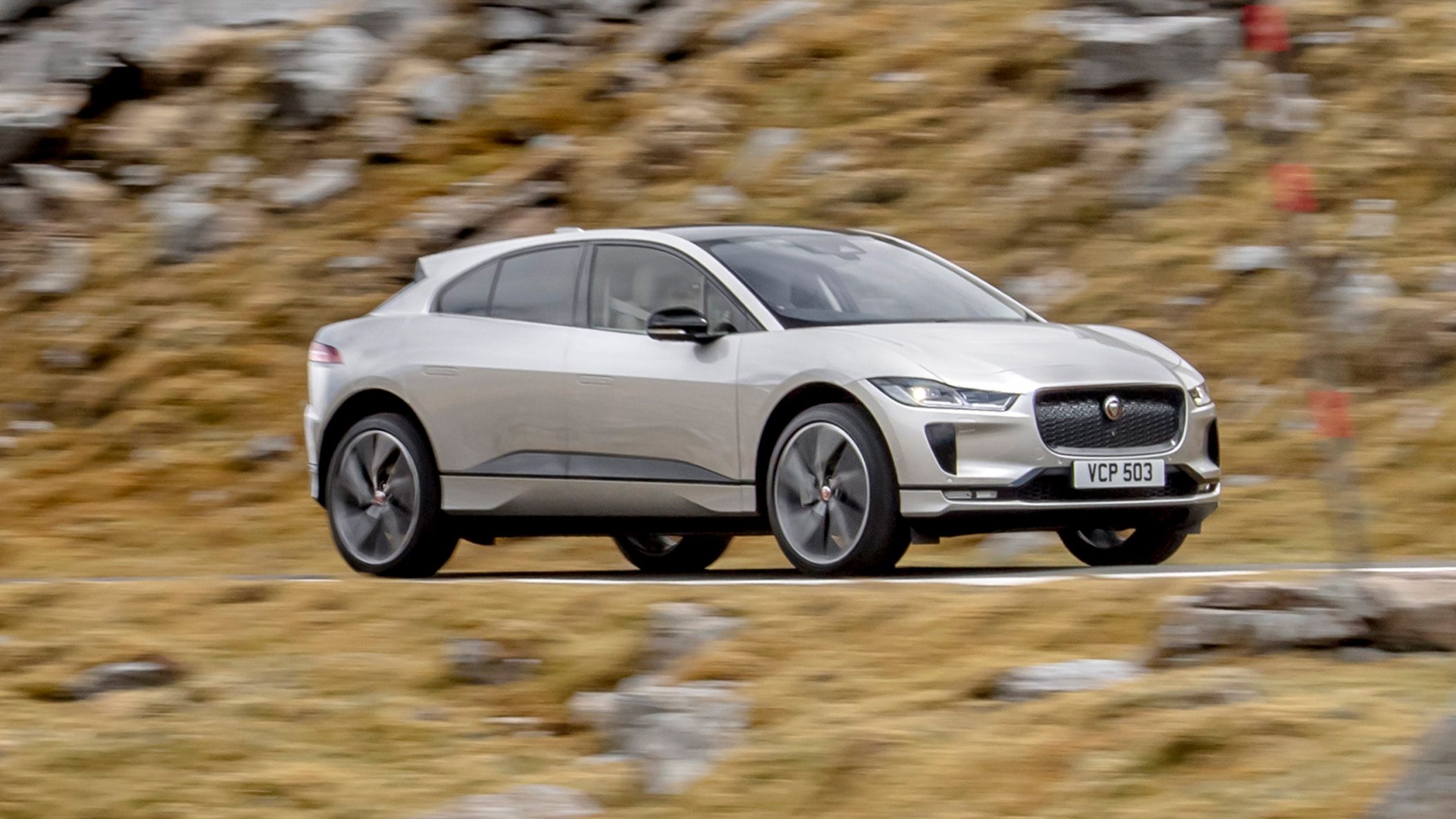 Jaguar I-Pace driving
