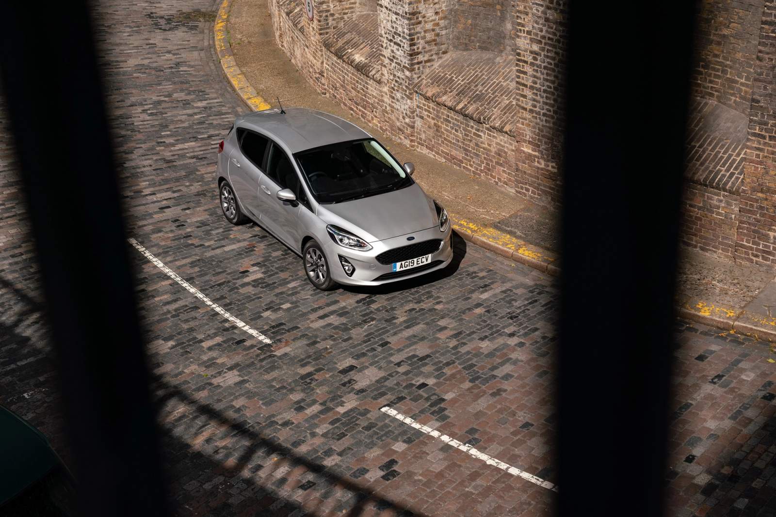 Silver Ford Fiesta