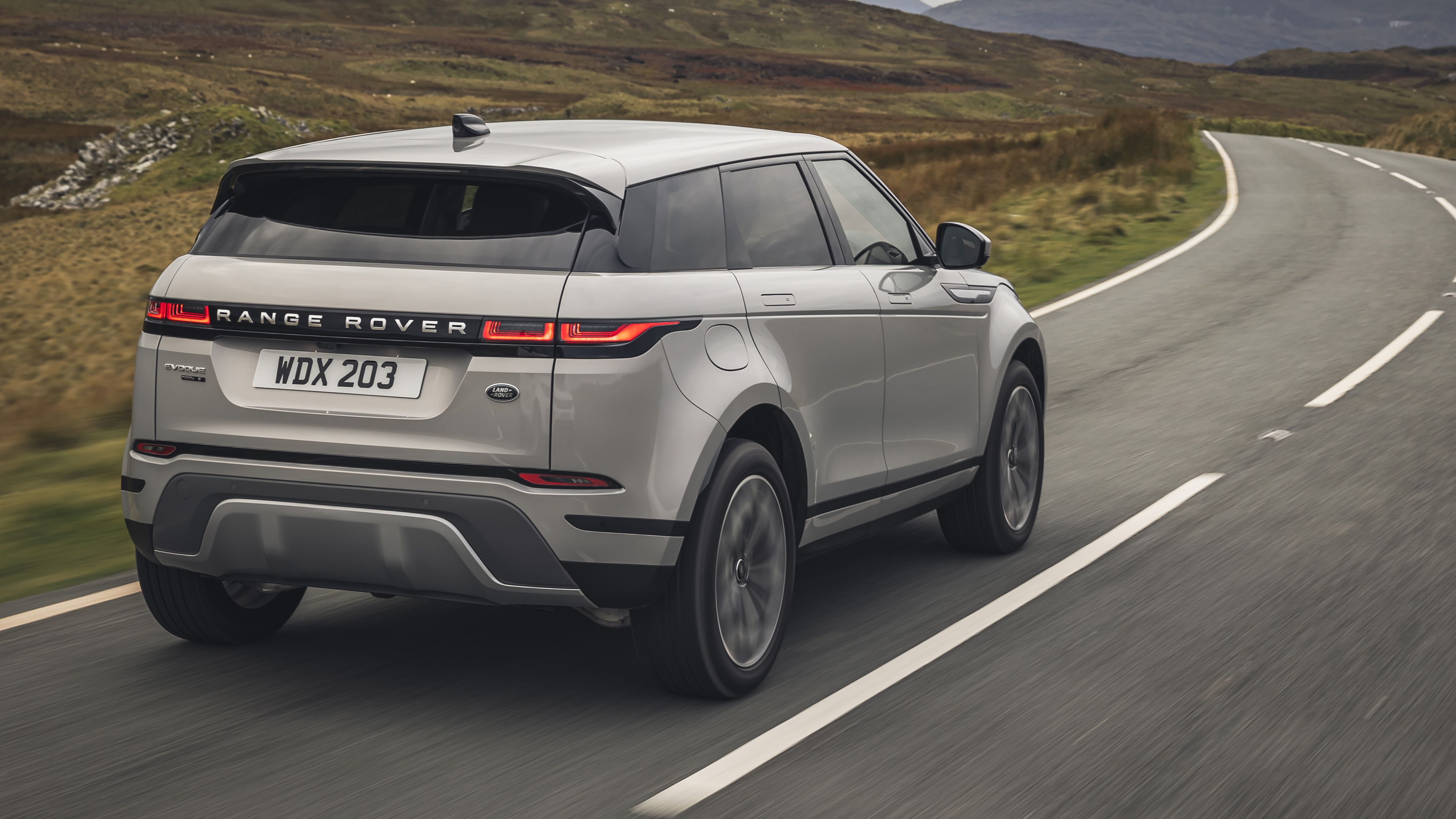 Range Rover Evoque driving
