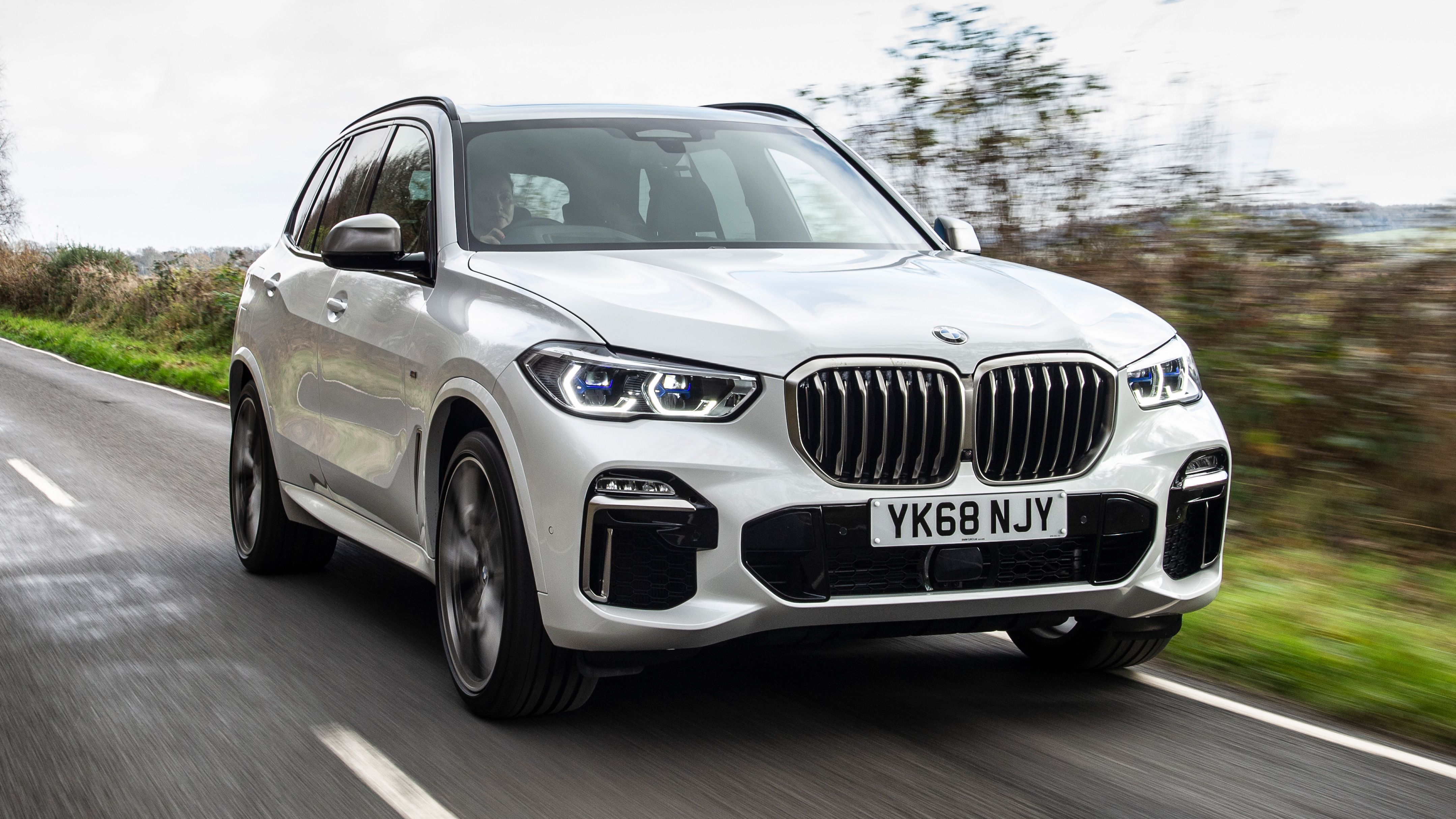 BMW X5 front quarter driving