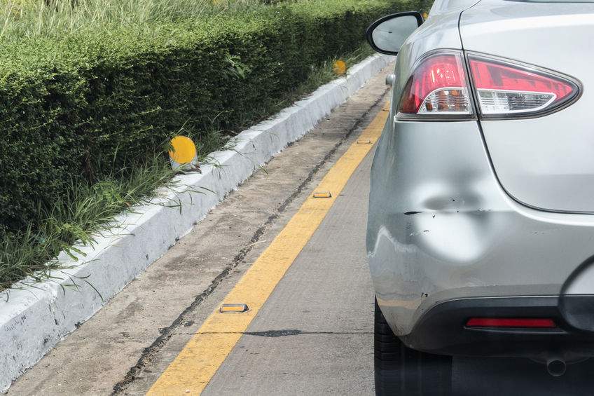dented car