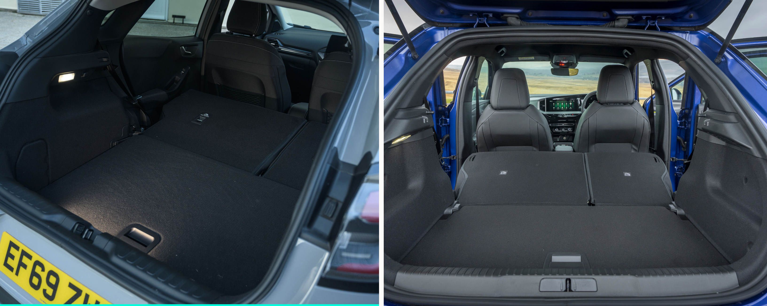 Ford Puma and Vauxhall Mokka practicality