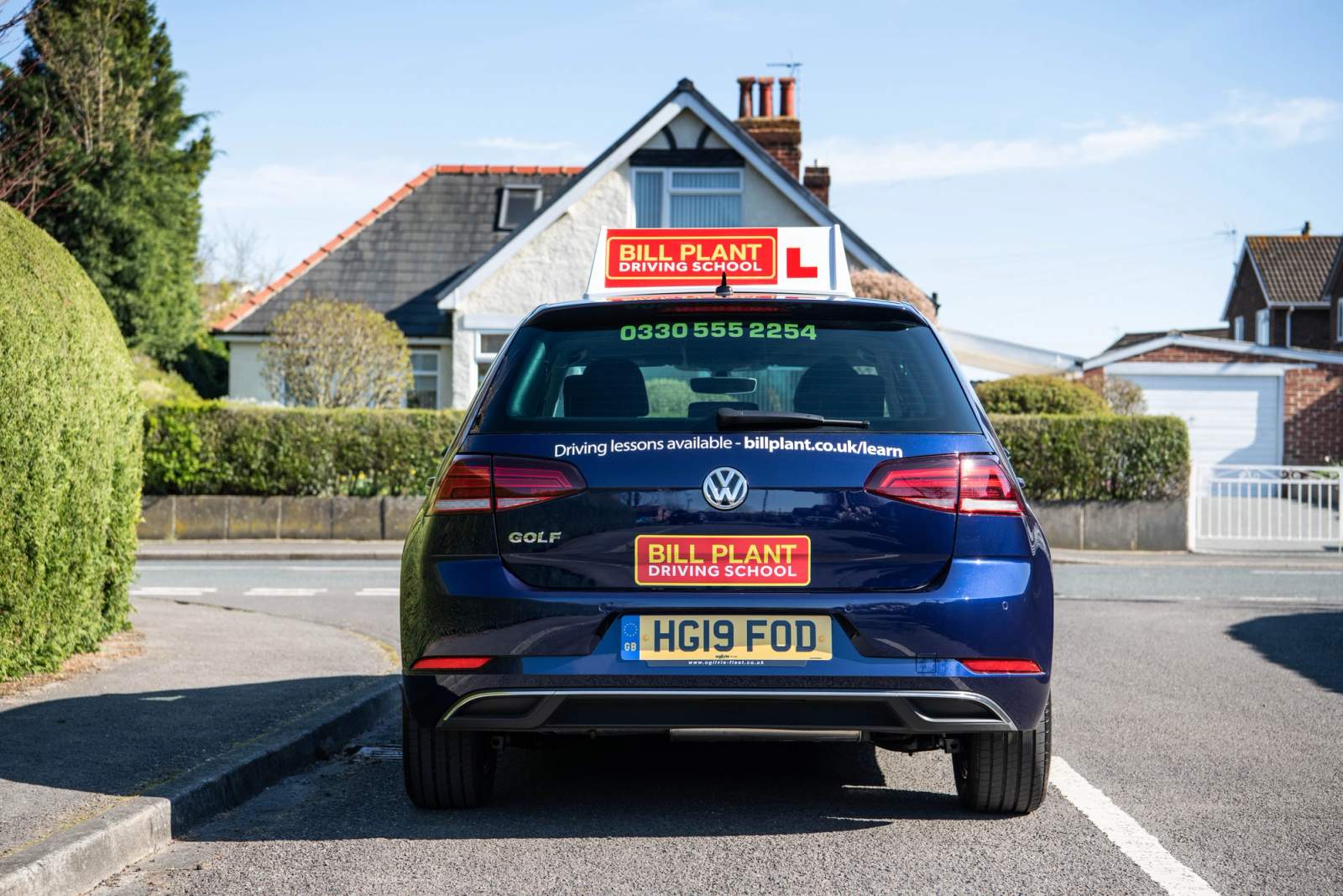 Volkswagen Golf driving instructor vehicle