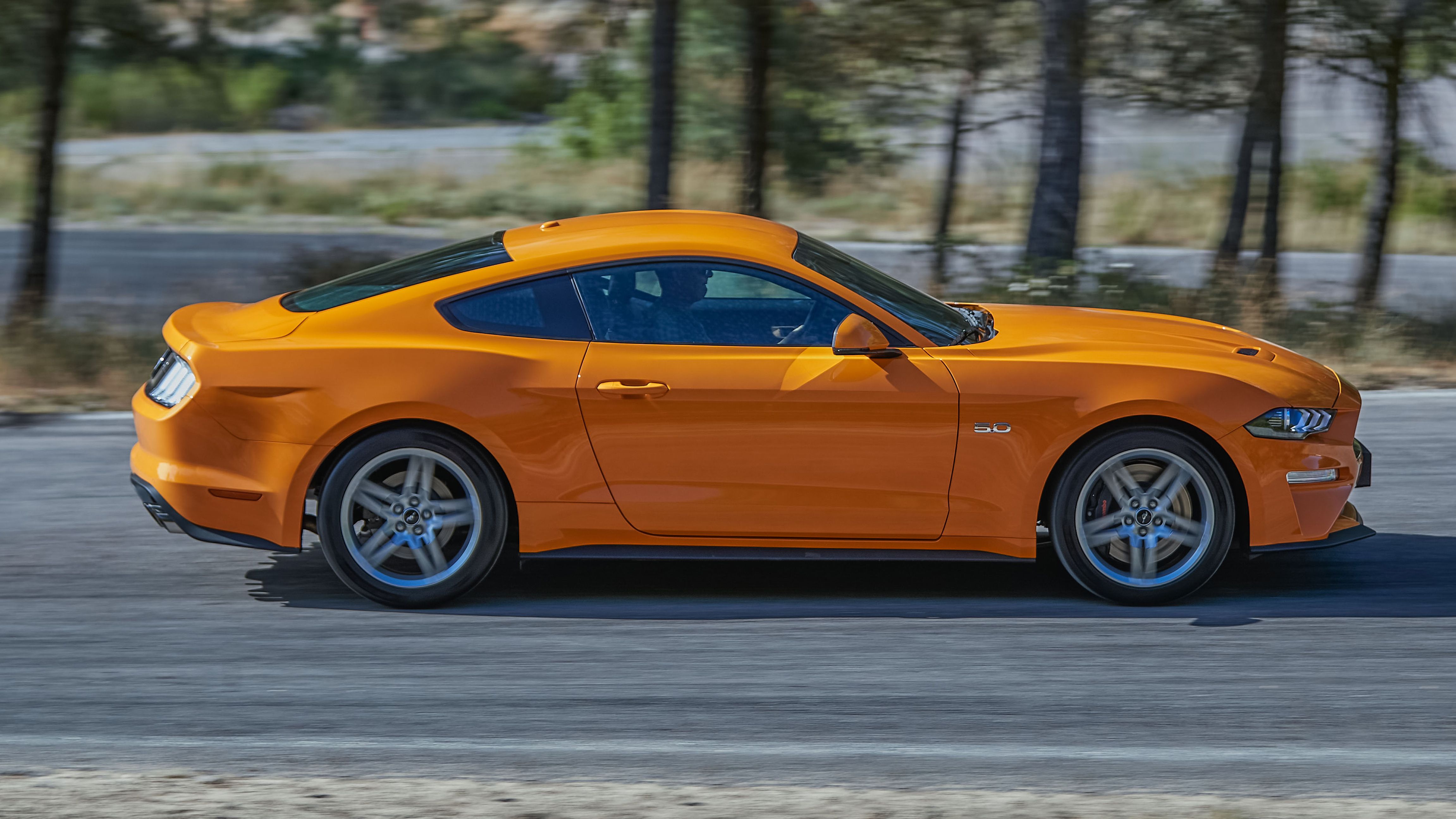 Ford Mustang side profile