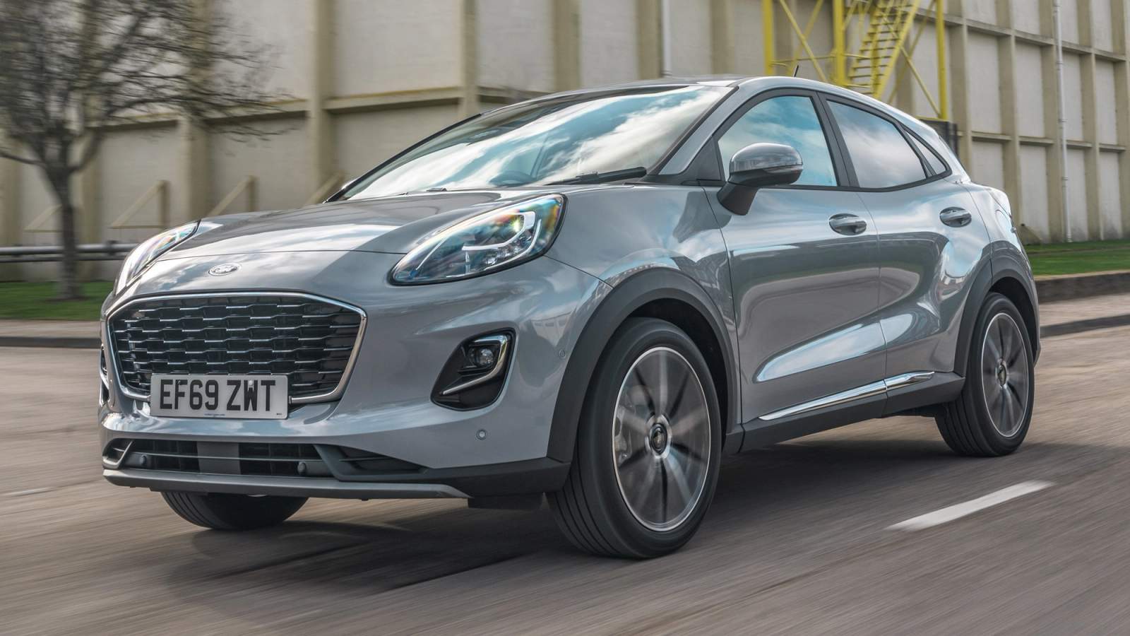 Ford Puma front driving