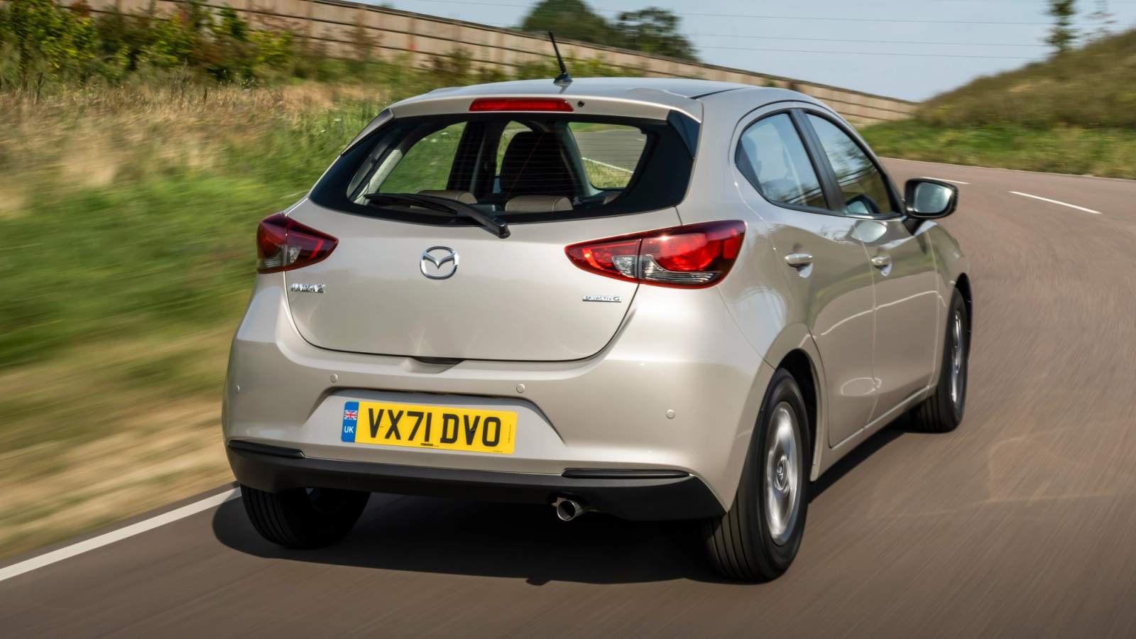 Mazda2 driving