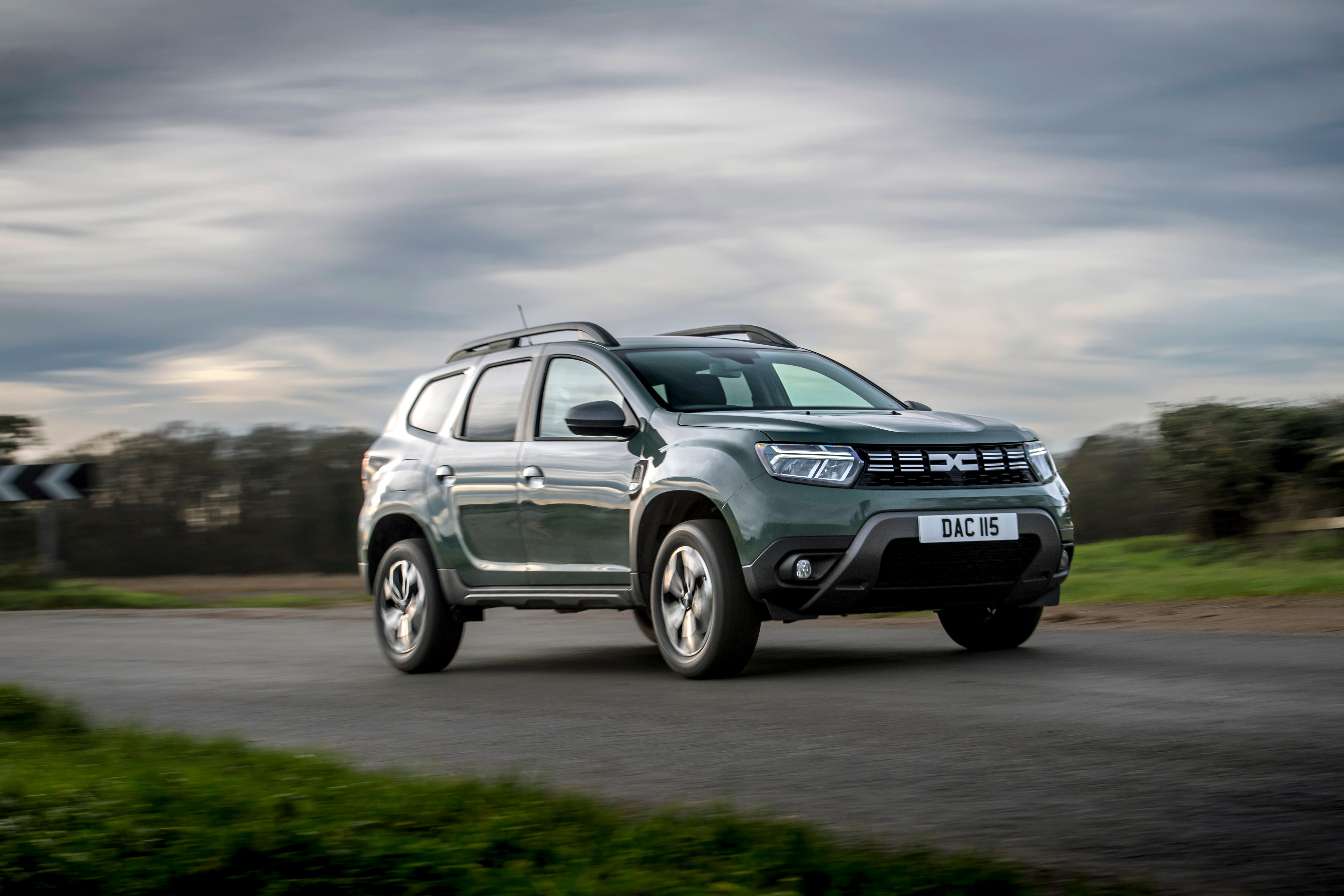 Green Dacia Duster