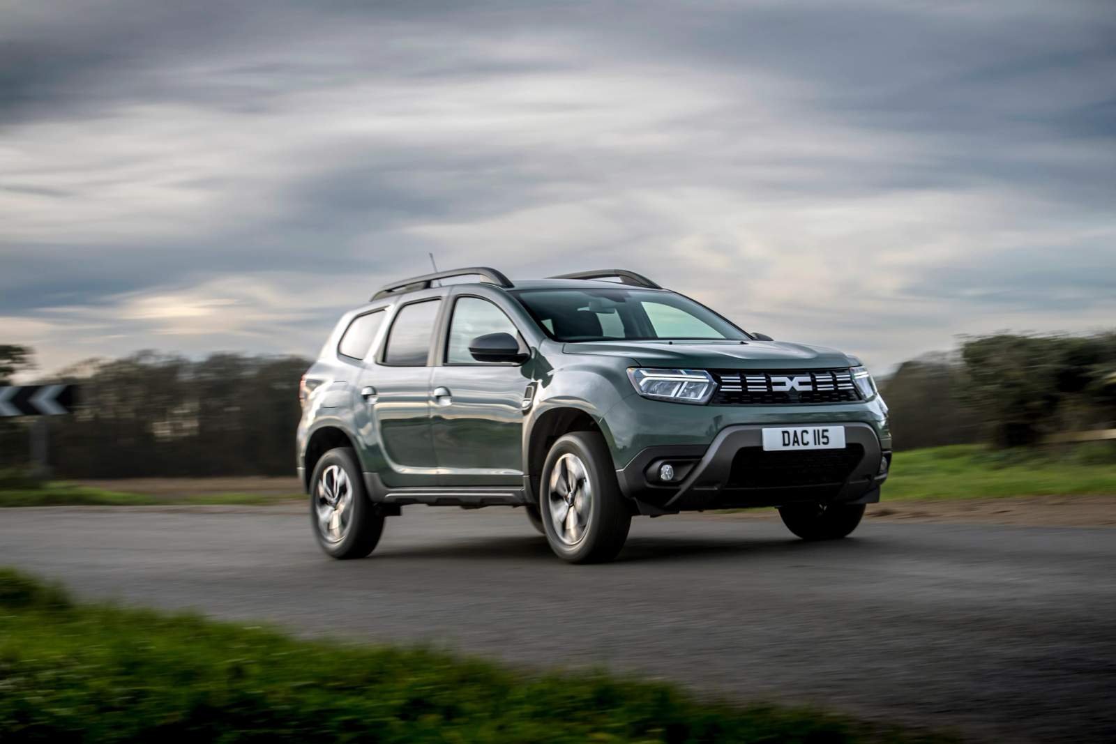 Green Dacia Duster