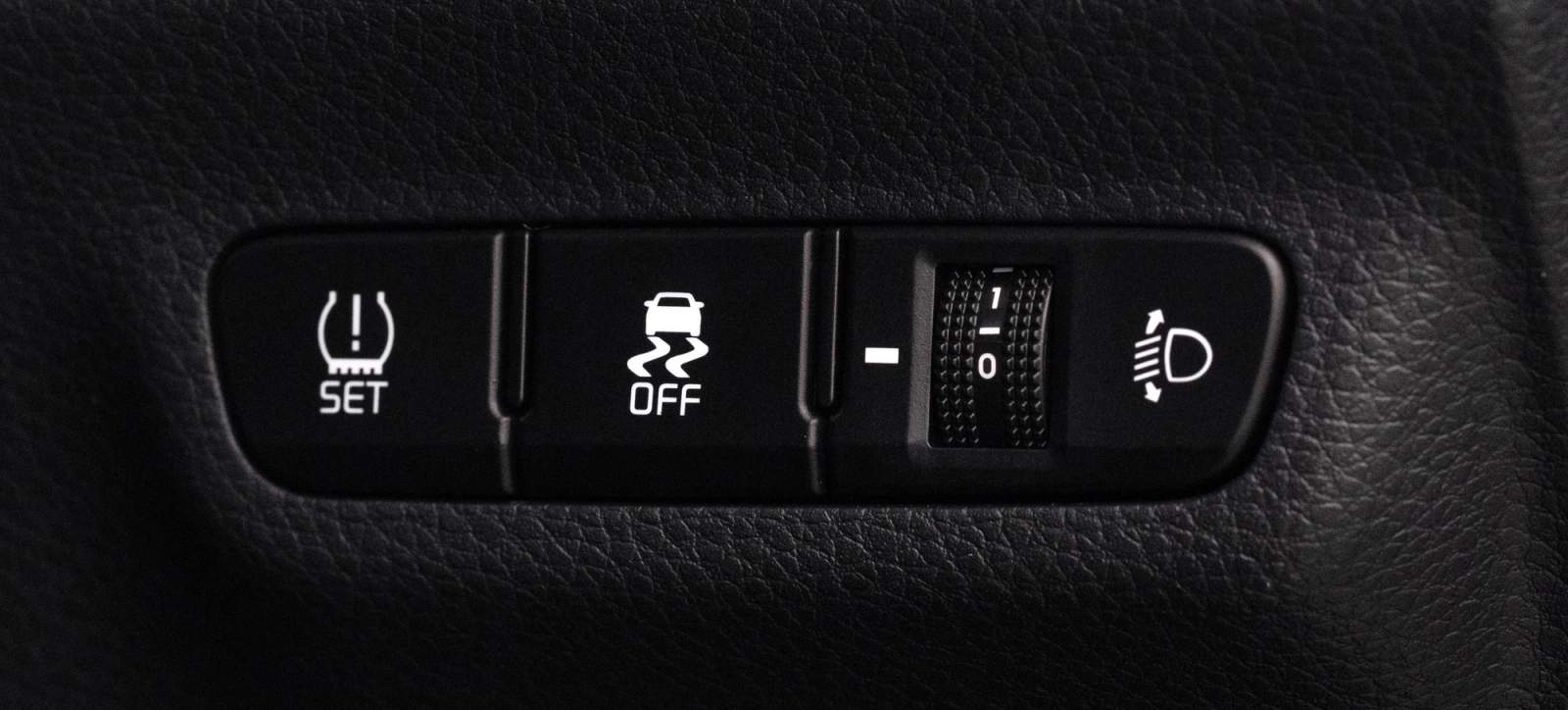 Vehicle traction control button