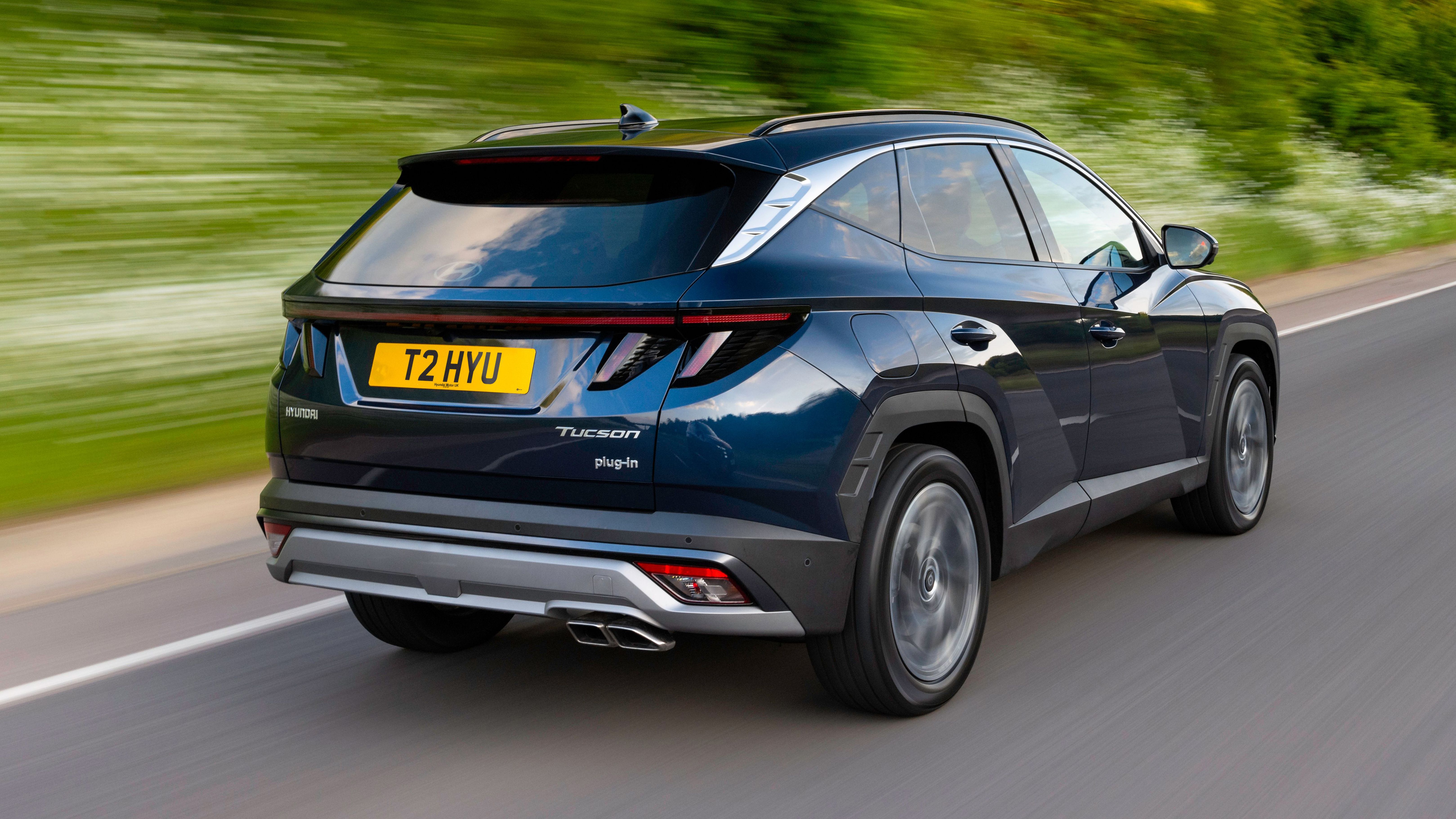 Hyundai Tucson driving