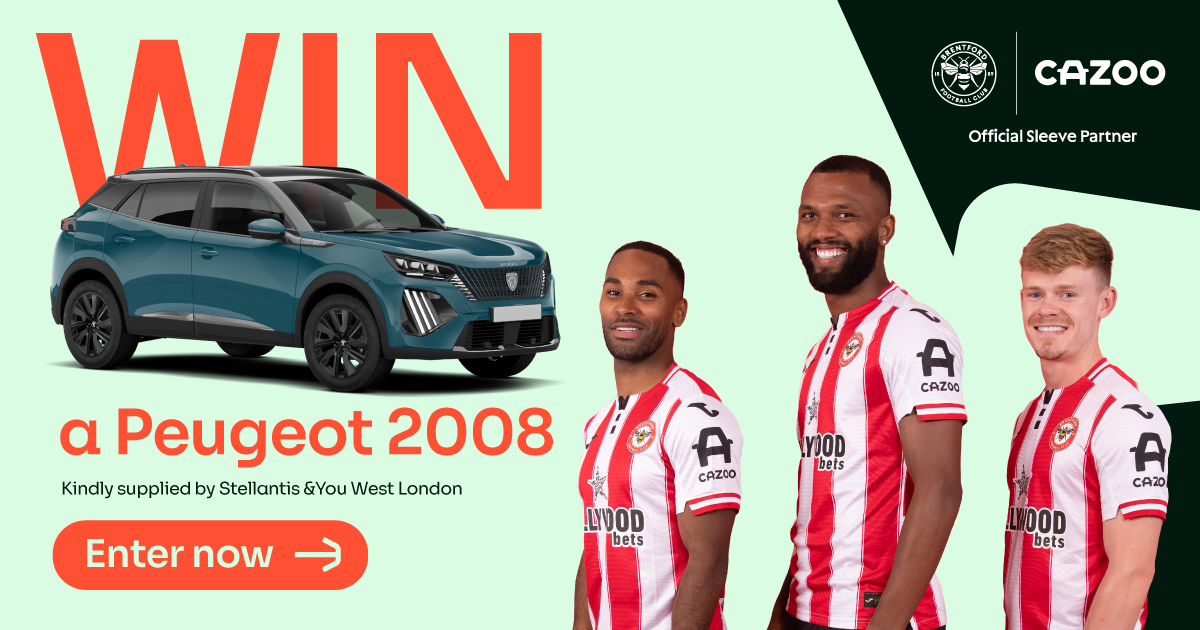 Cazoo competition win a Peugeot 2008