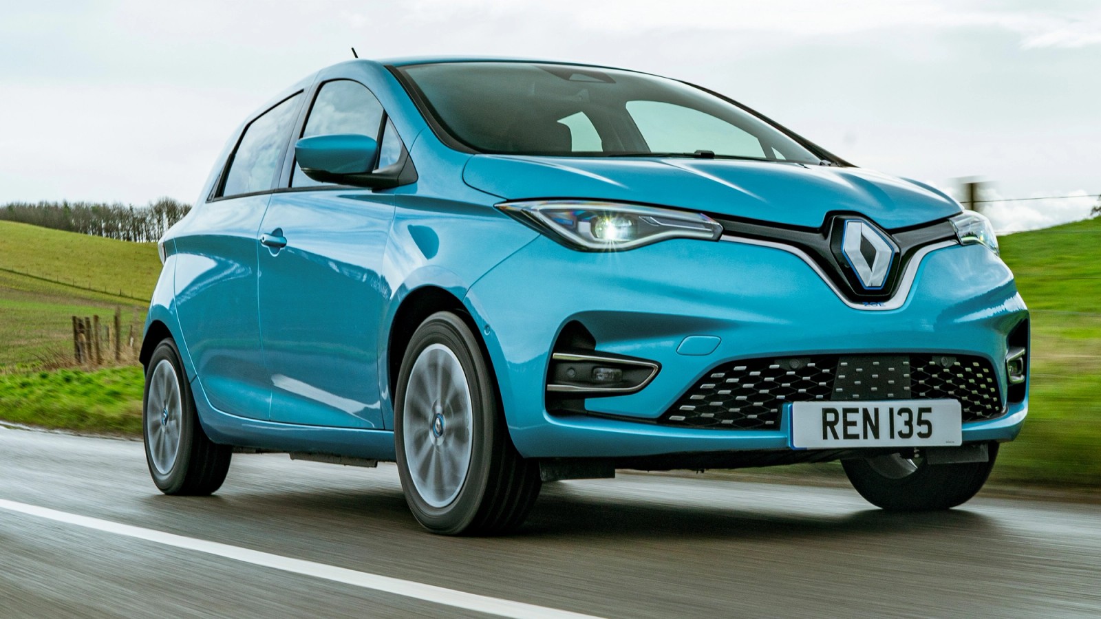 Renault Zoe front quarter driving