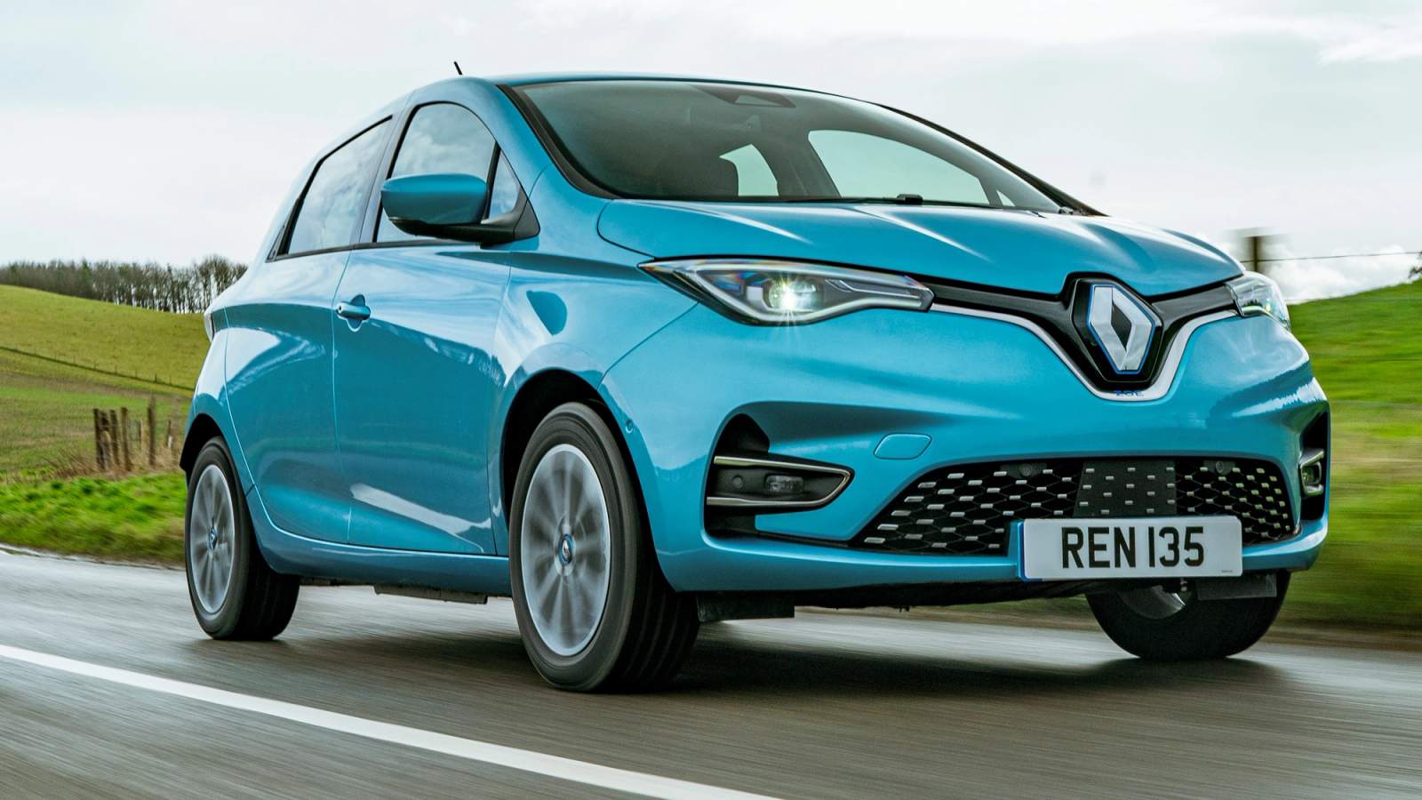 Renault Zoe front quarter driving