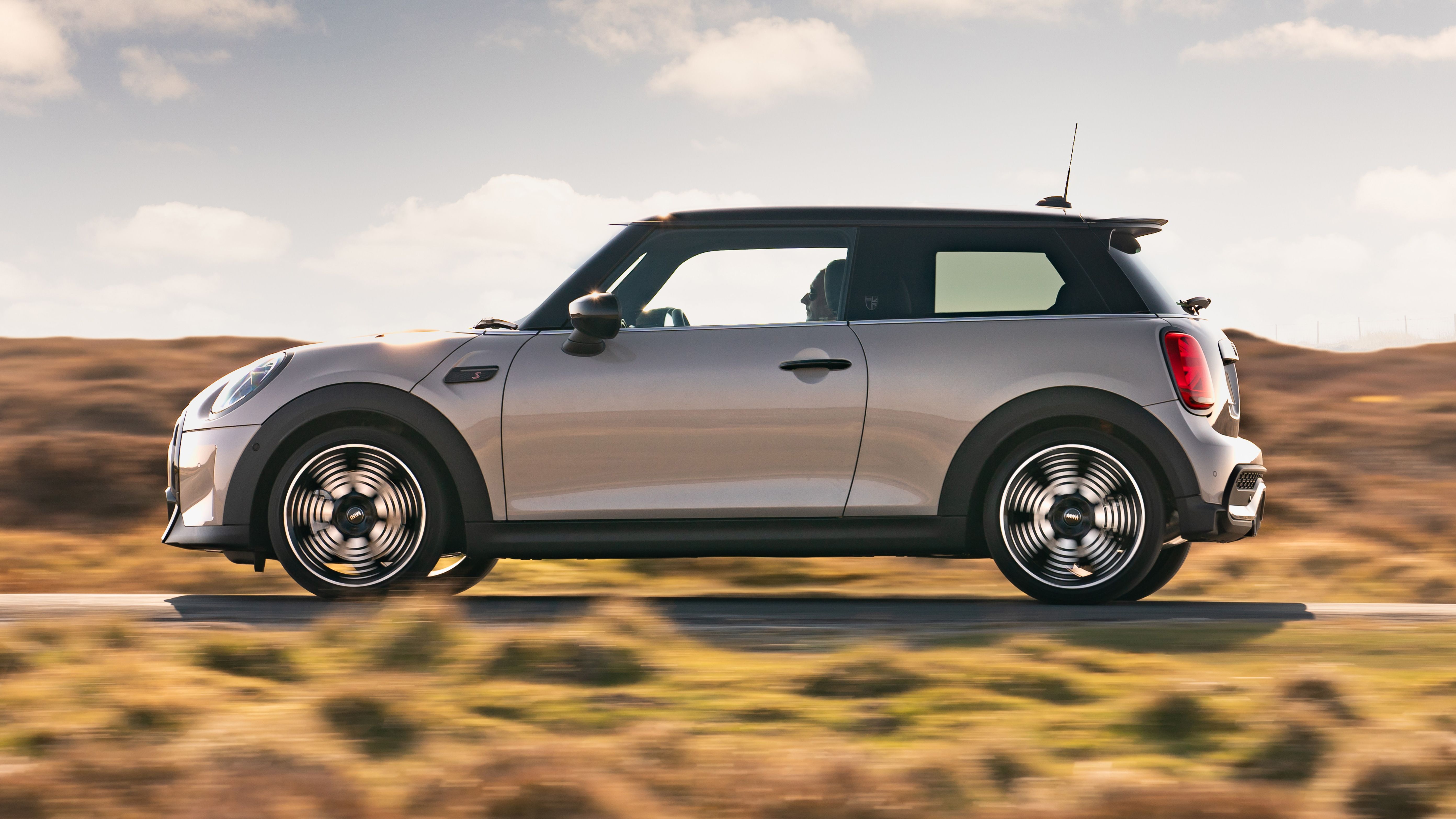 Mini hatchback side profile