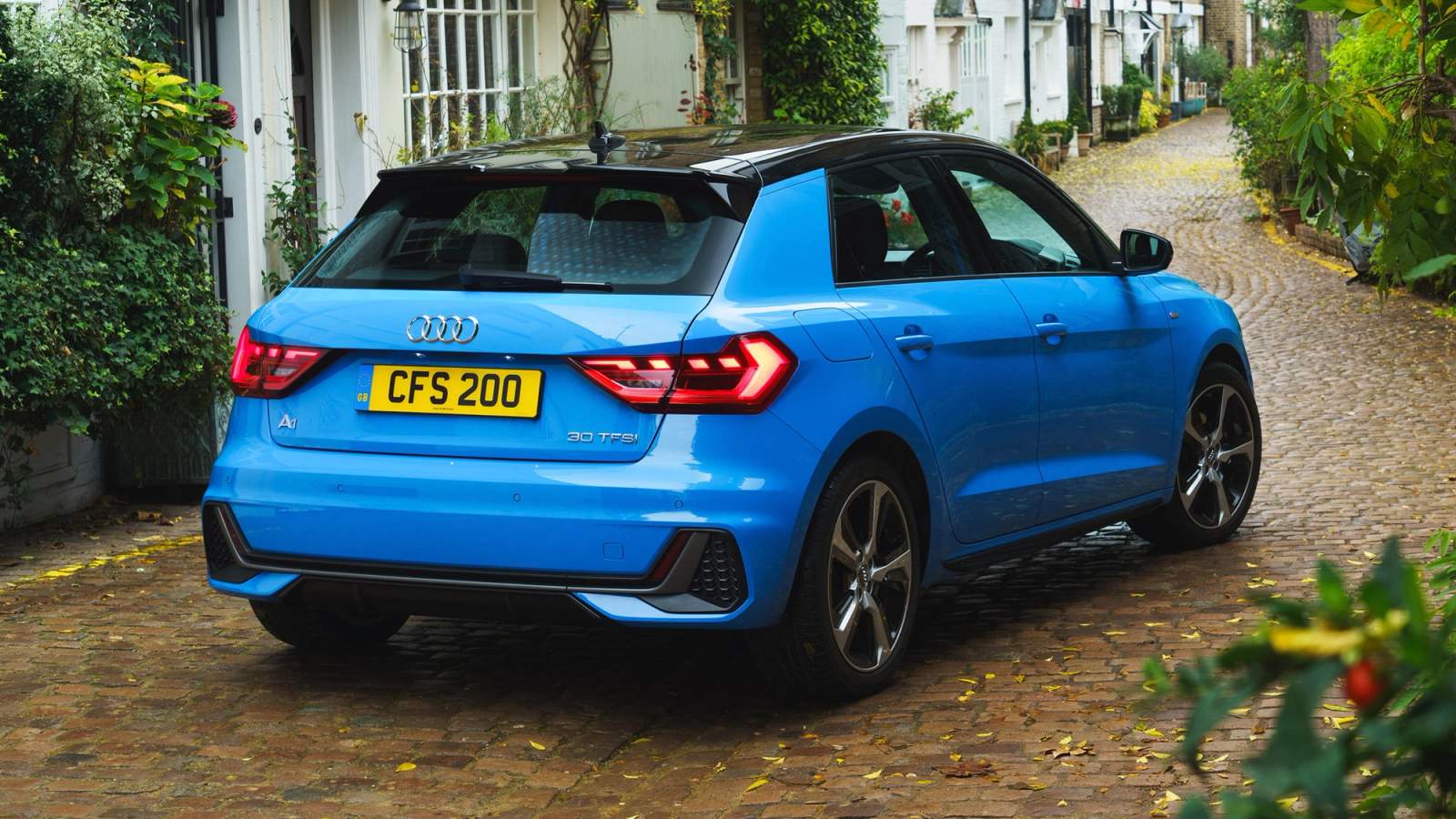 Blue Audi A1 S line