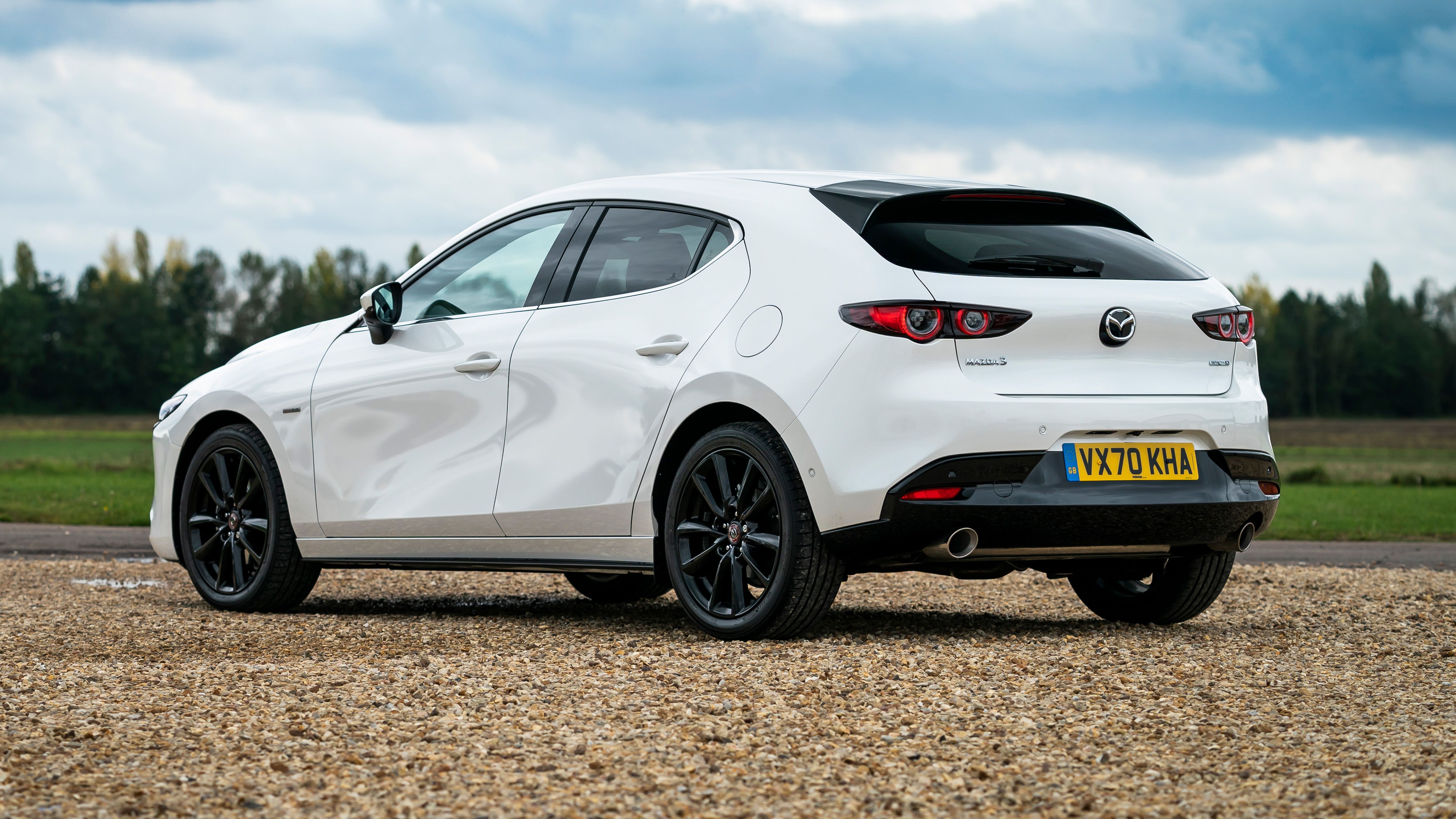 Mazda3 rear quarter parked