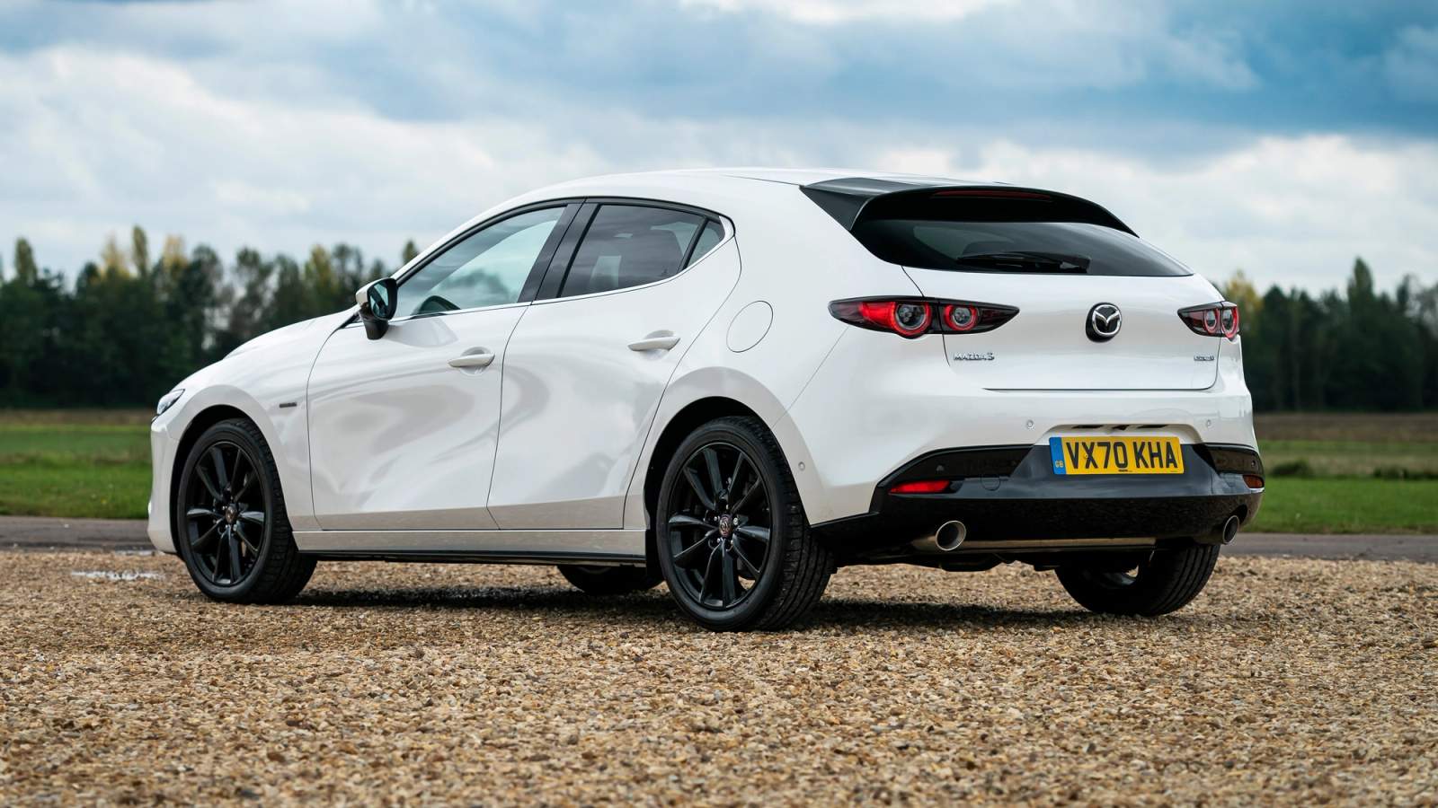 Mazda3 rear quarter parked