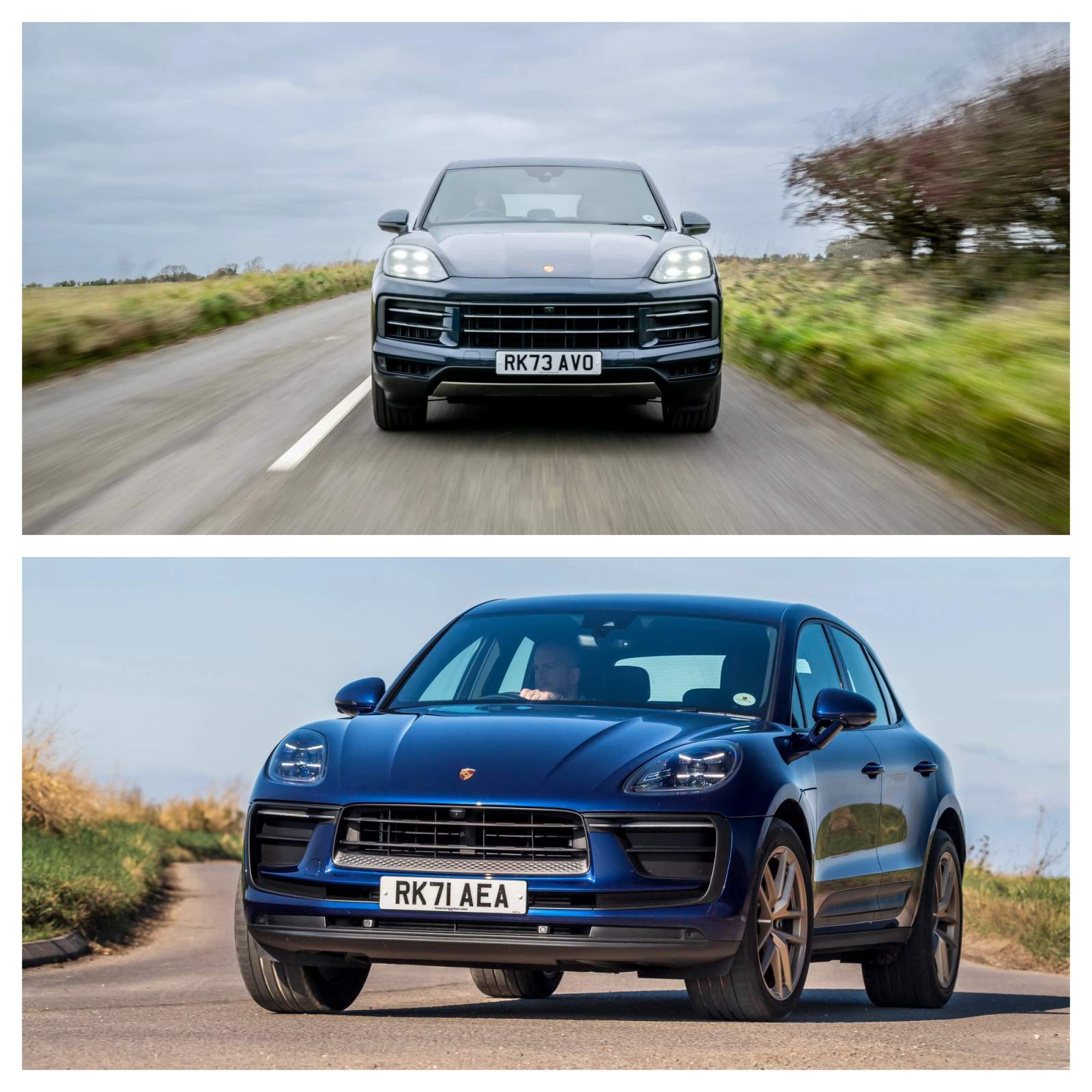 porsche macan and porsche cayenne 