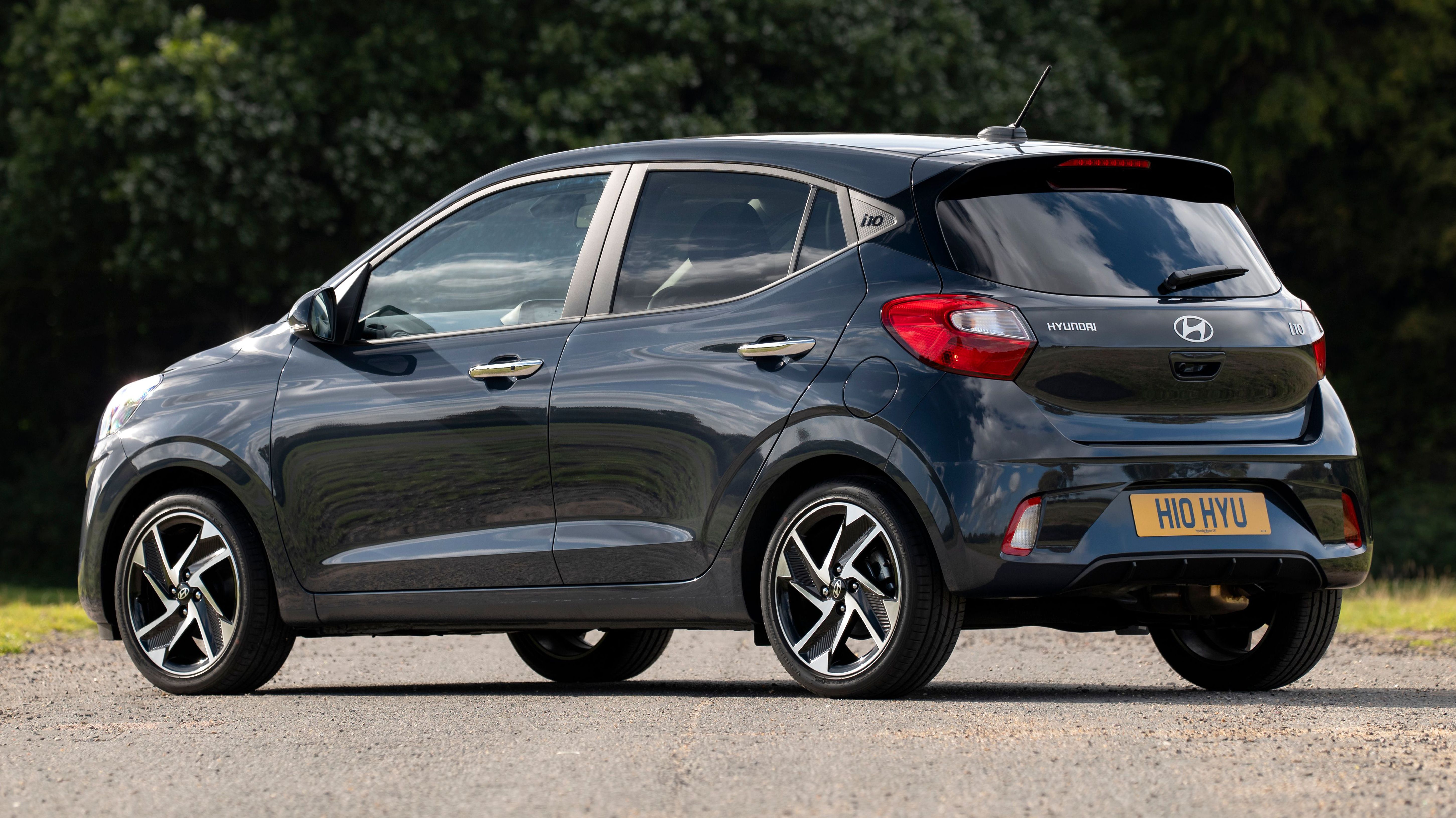 Hyundai i10 rear quarter parked