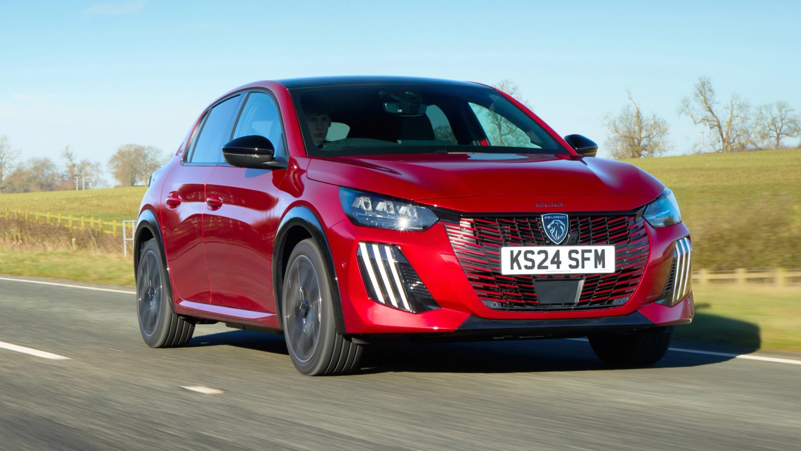 Peugeot 208 driving
