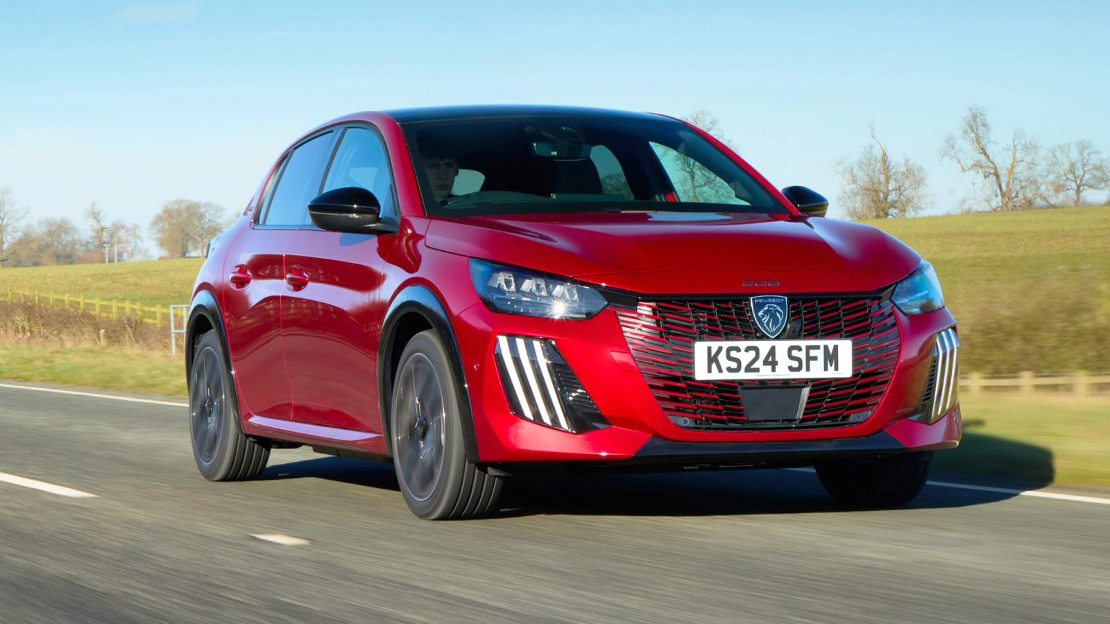 Peugeot 208 driving
