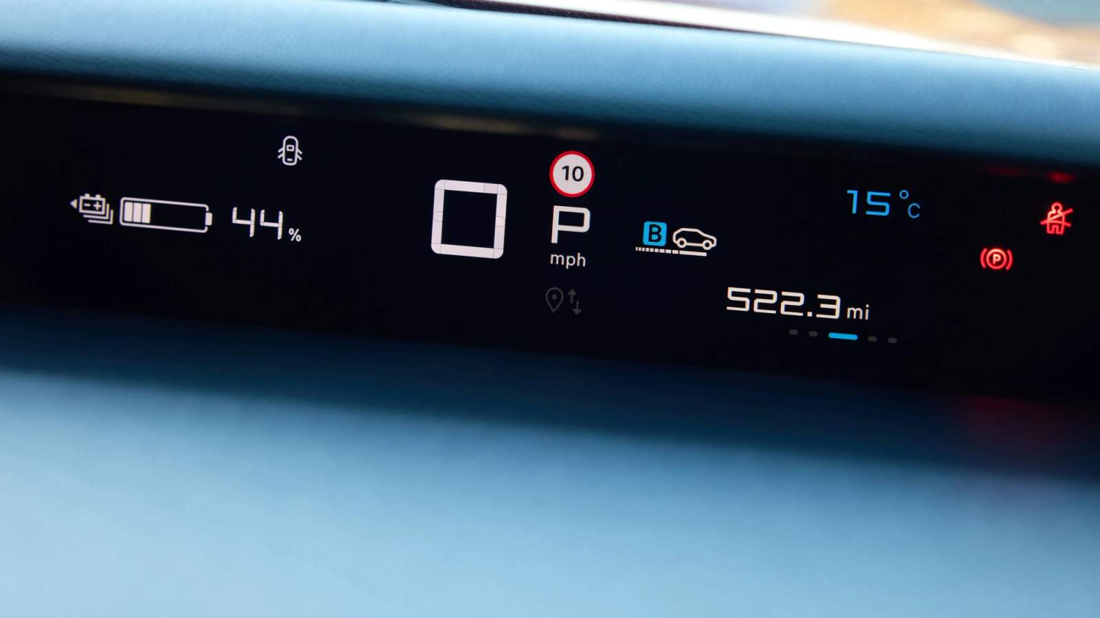 Citroen e-C3 binnacle
