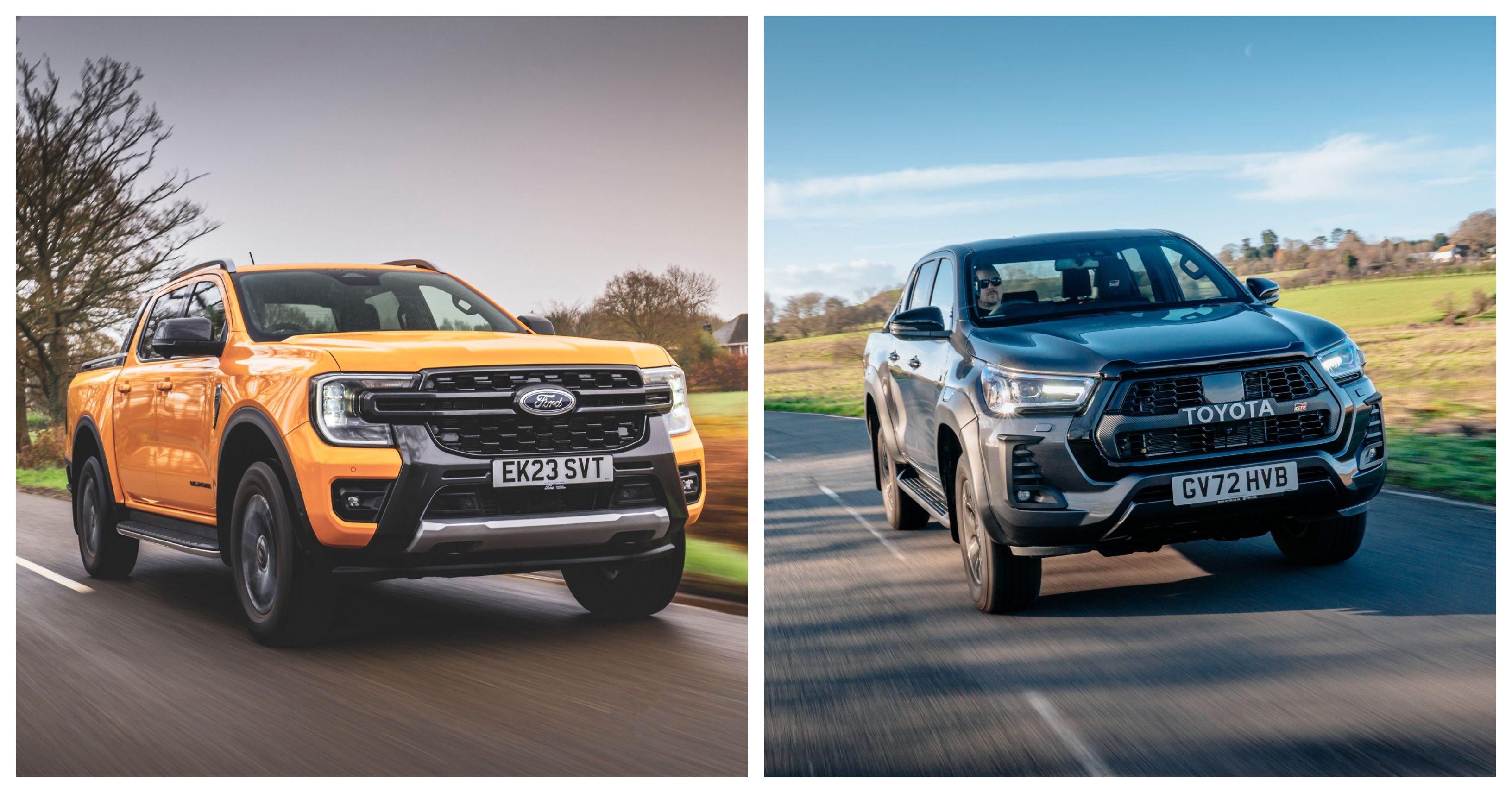 ford ranger and toyota hilux