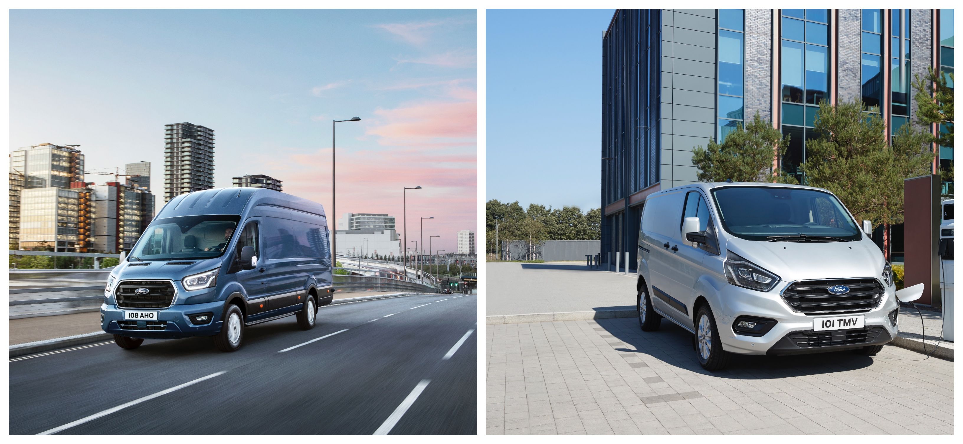 Ford Transit and Ford Transit Custom driving