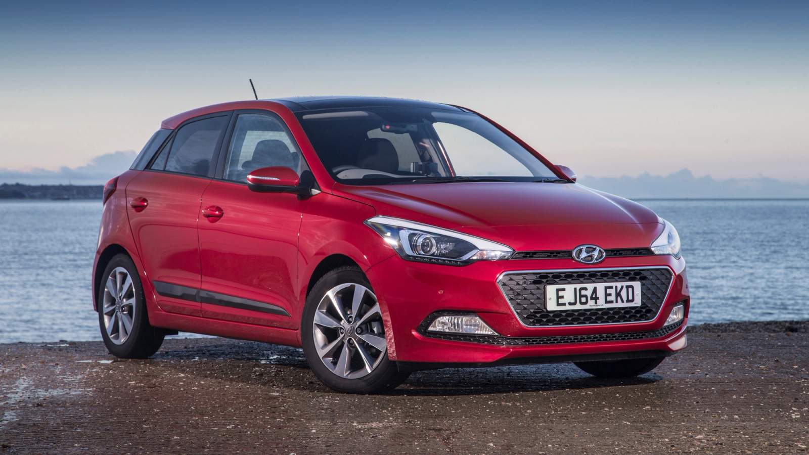 Hyundai i20 parked