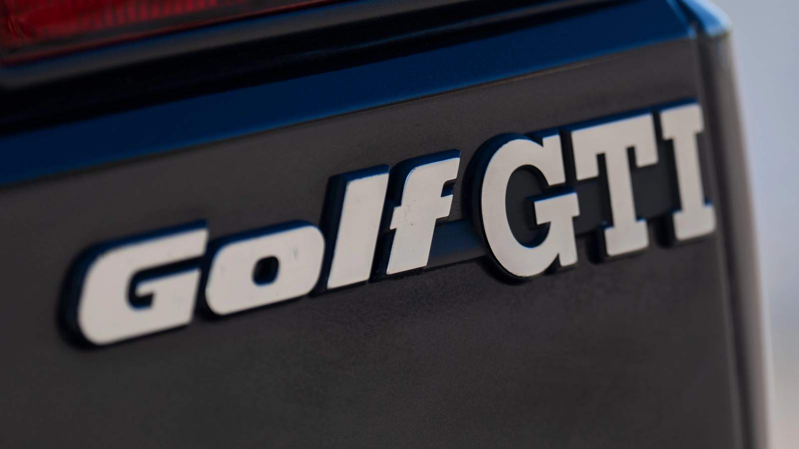 VW Golf GTI badge