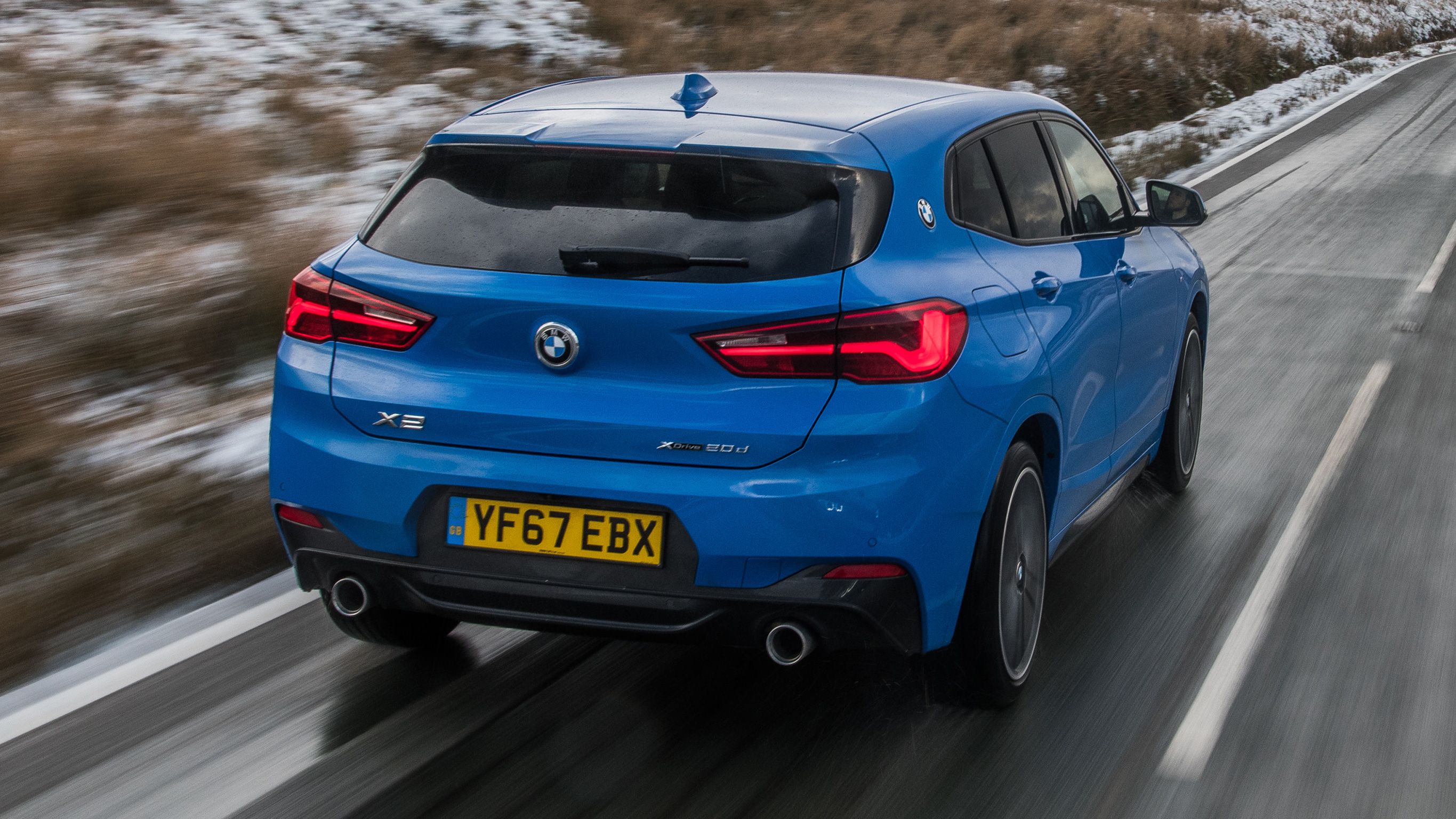 BMW X2 rear driving