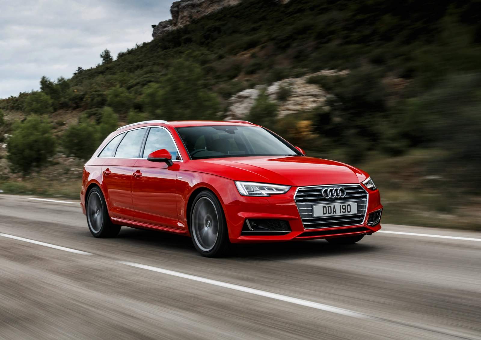 red estate car