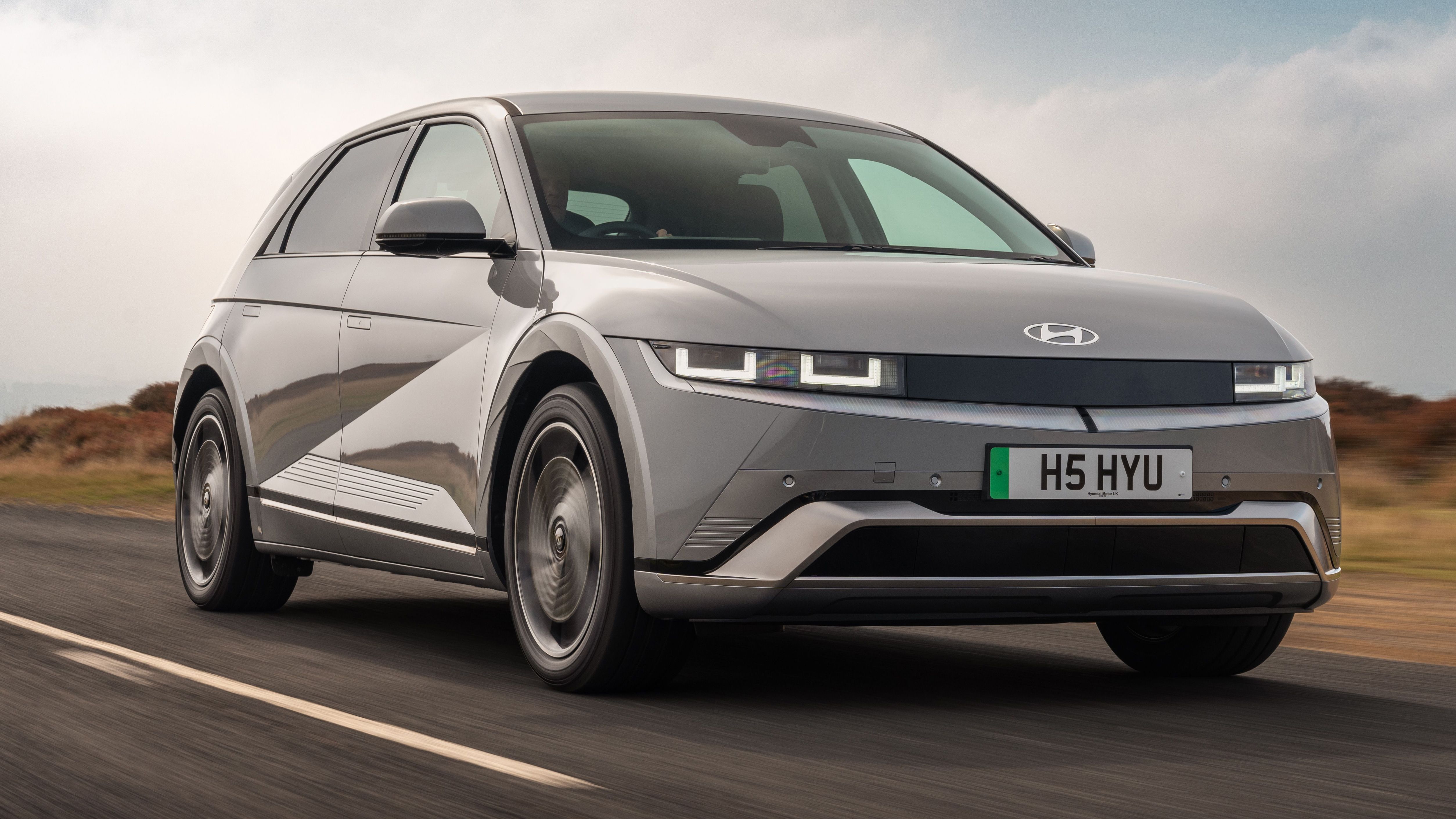 Hyundai Ioniq 5 front driving