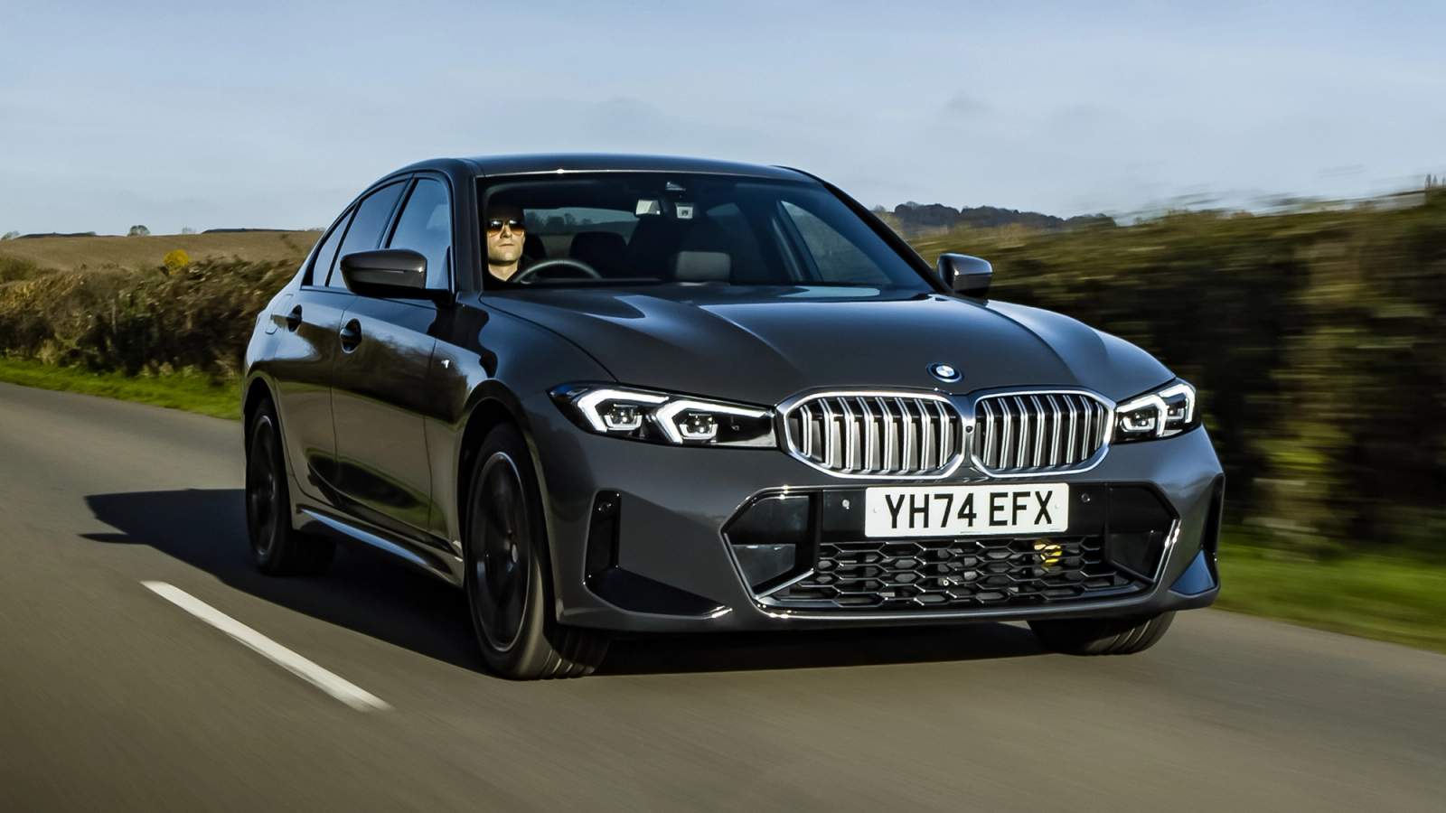 BMW 3 Series driving