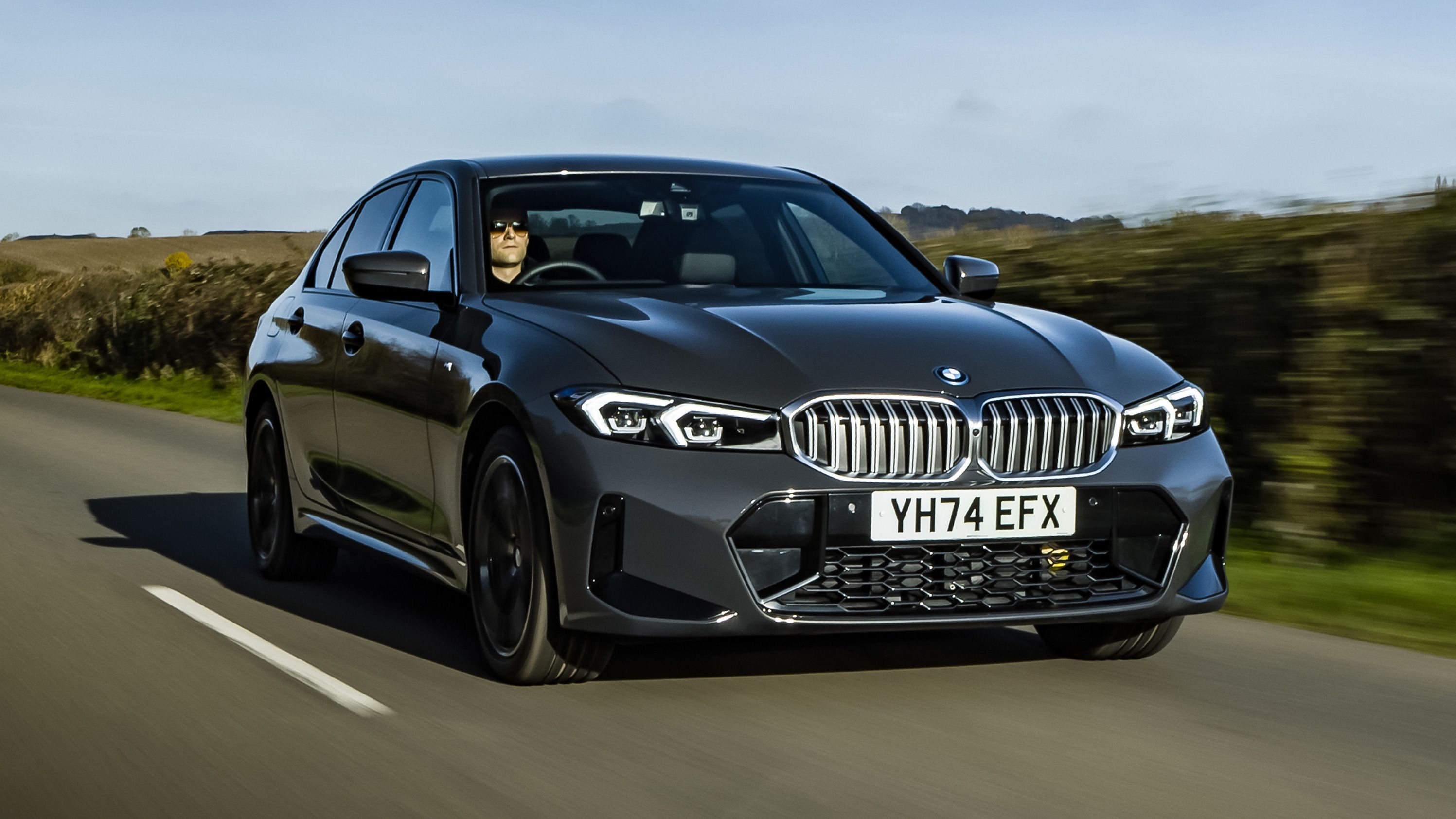 BMW 3 Series driving