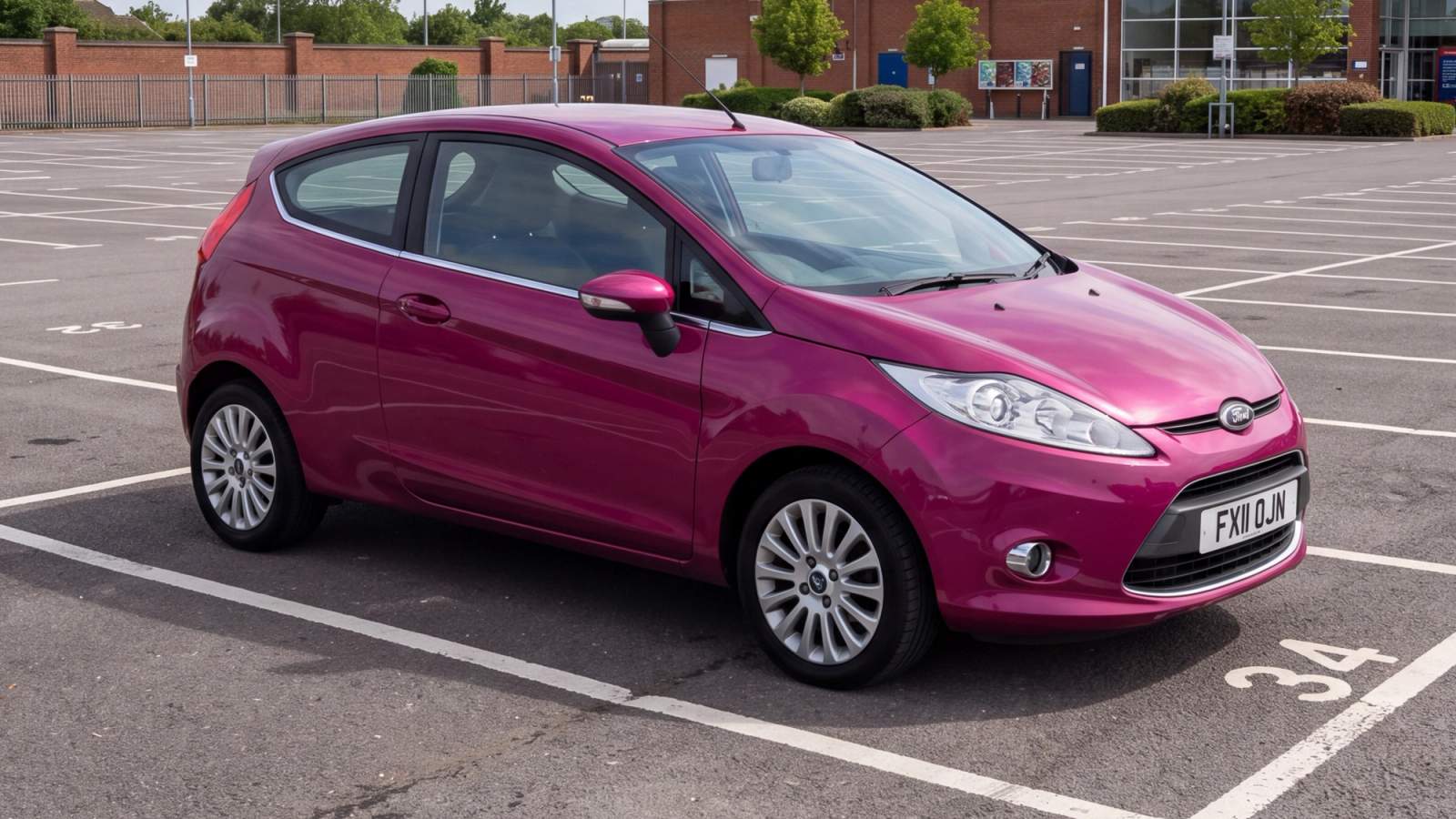 Ford Fiesta Hot Magenta Metallic