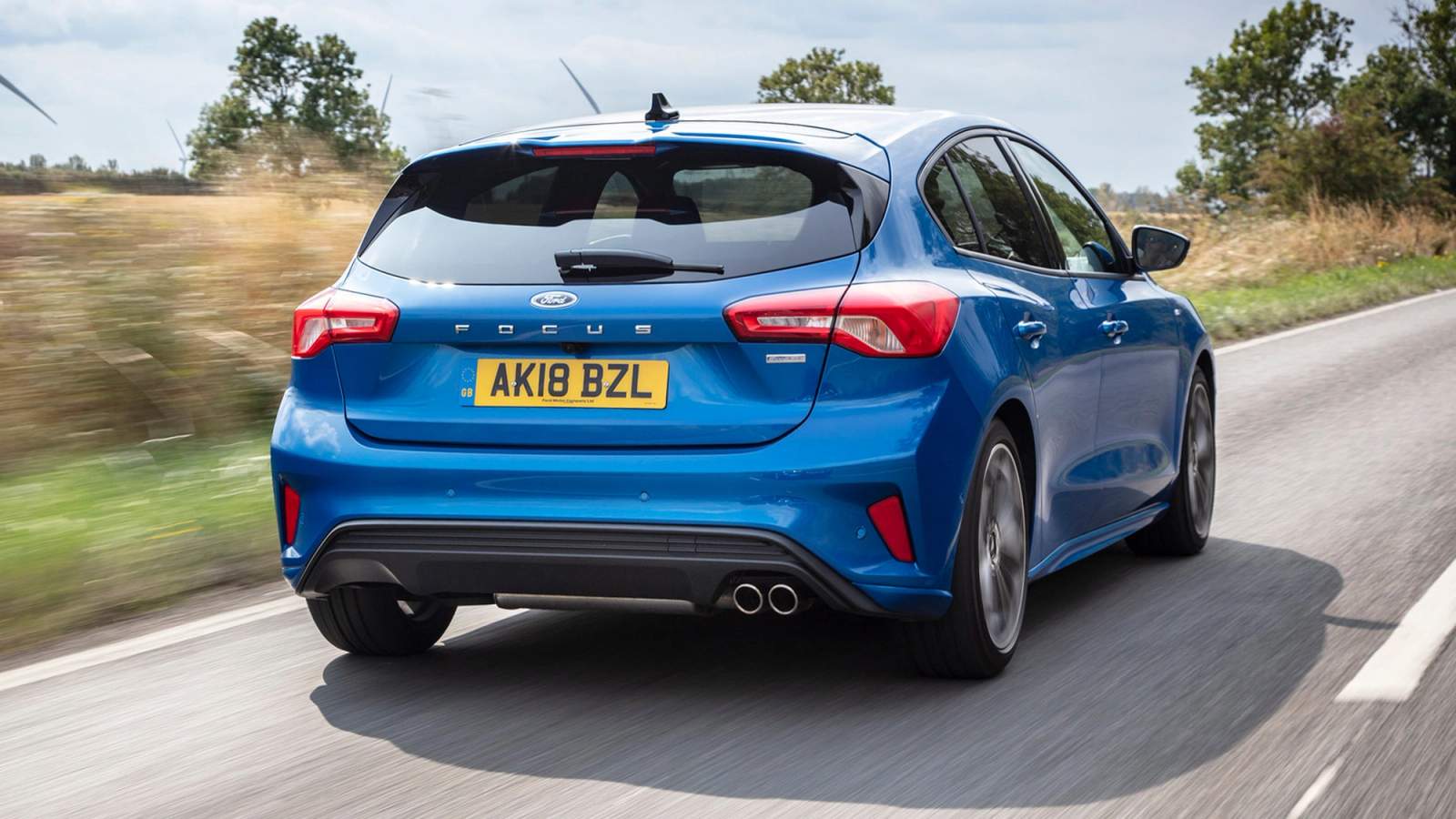 Ford Focus driving