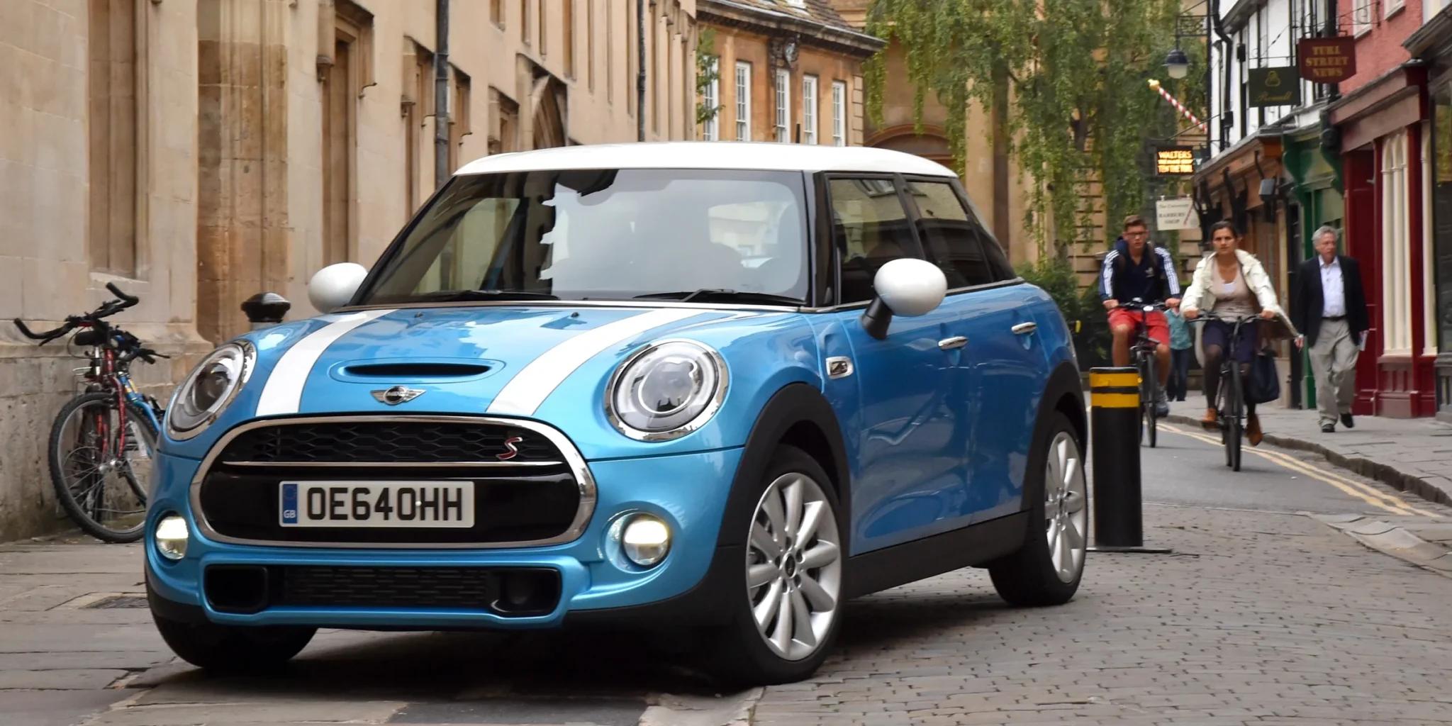 Mini Cooper Hatch parked on the street