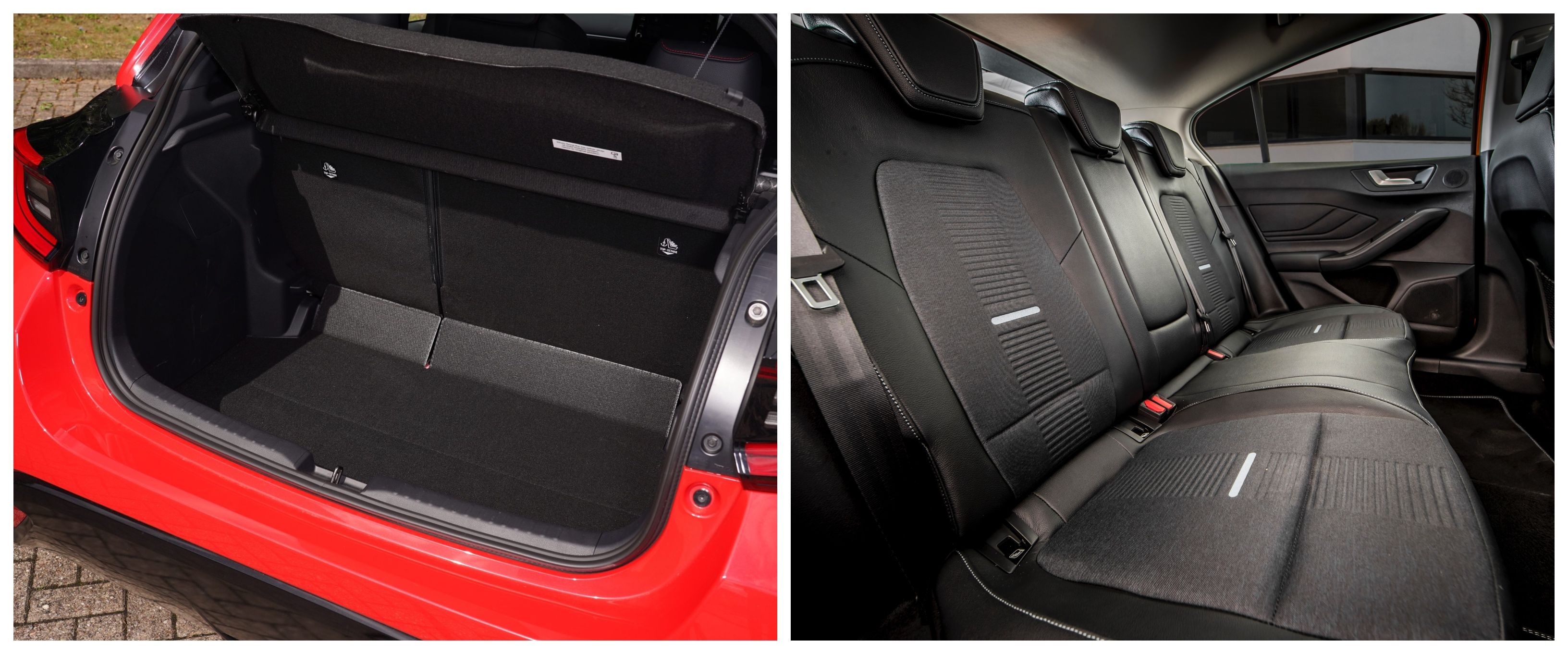 Toyota Yaris boot space and Ford Focus back seats