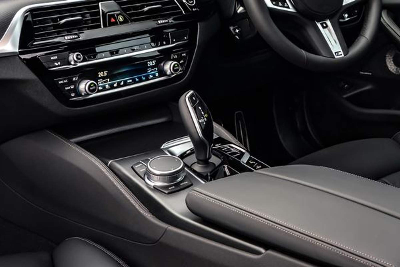 inside automatic car