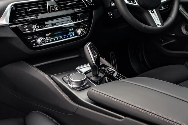 inside automatic car