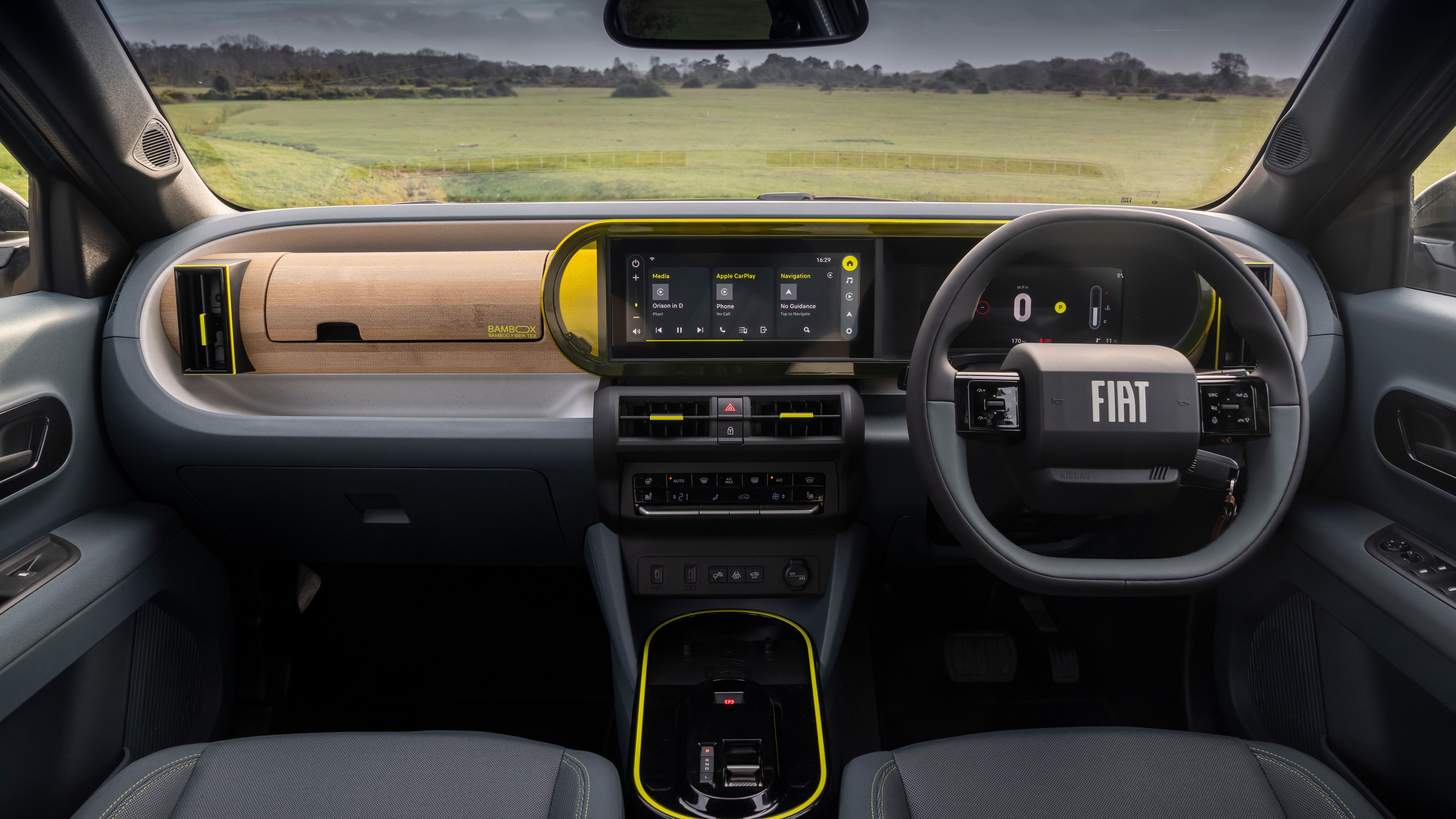 Fiat Grande Panda interior shot