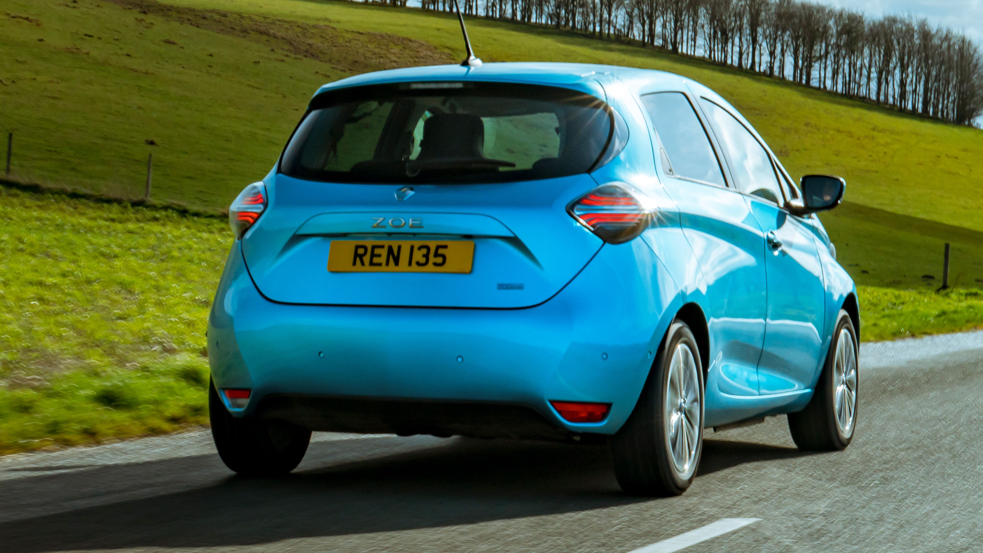 Renault Zoe driving rear