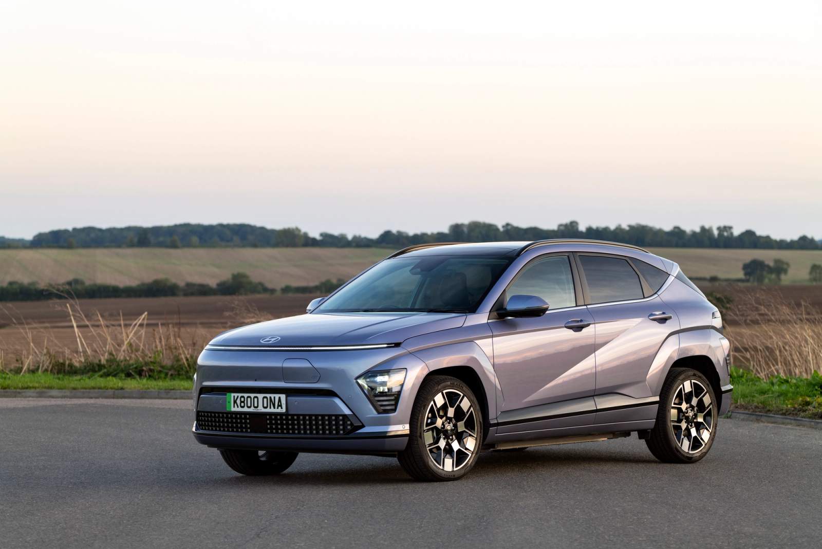 Purple Hyundai Kona Electric
