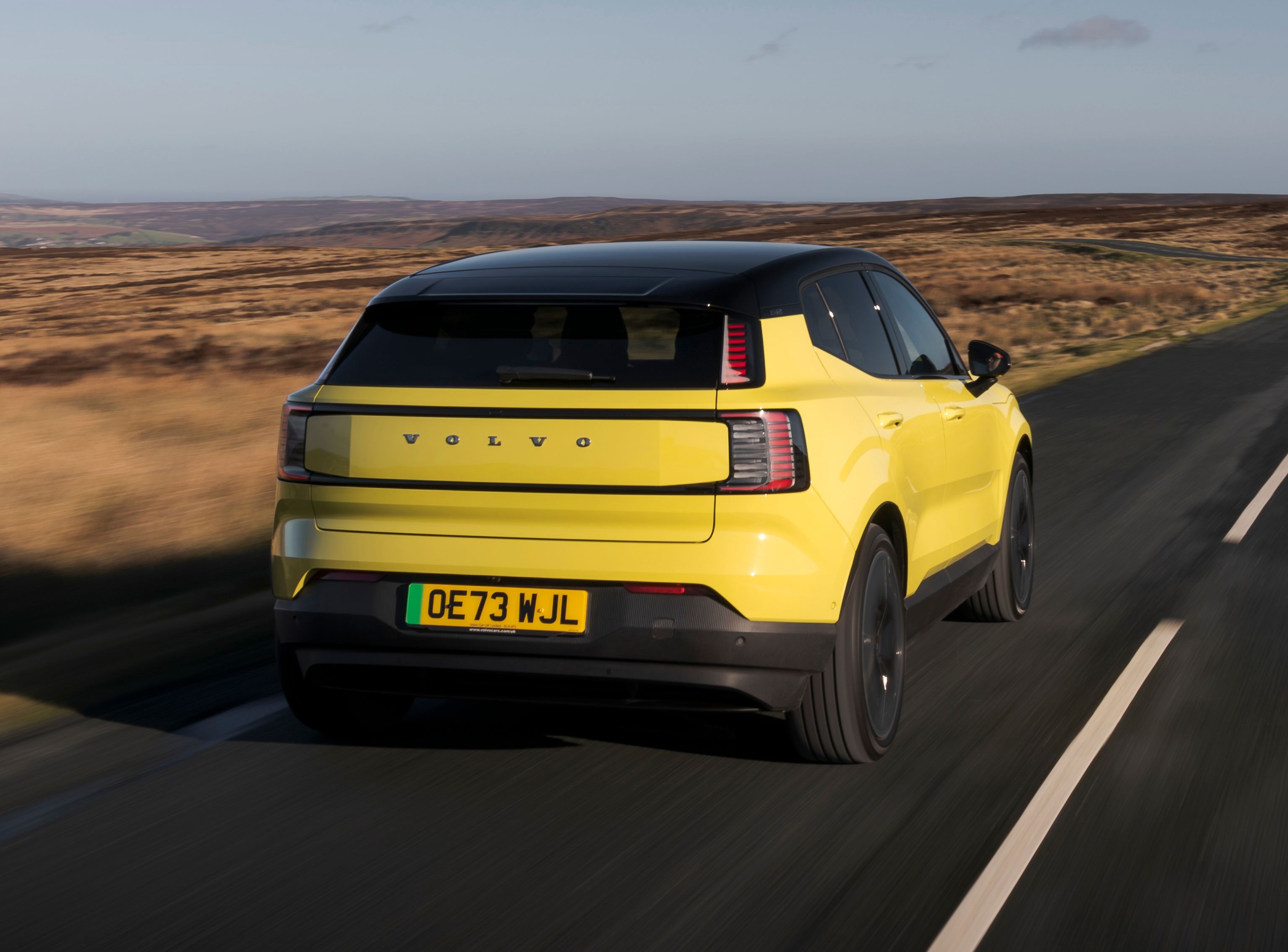 Volvo EX30 rear driving