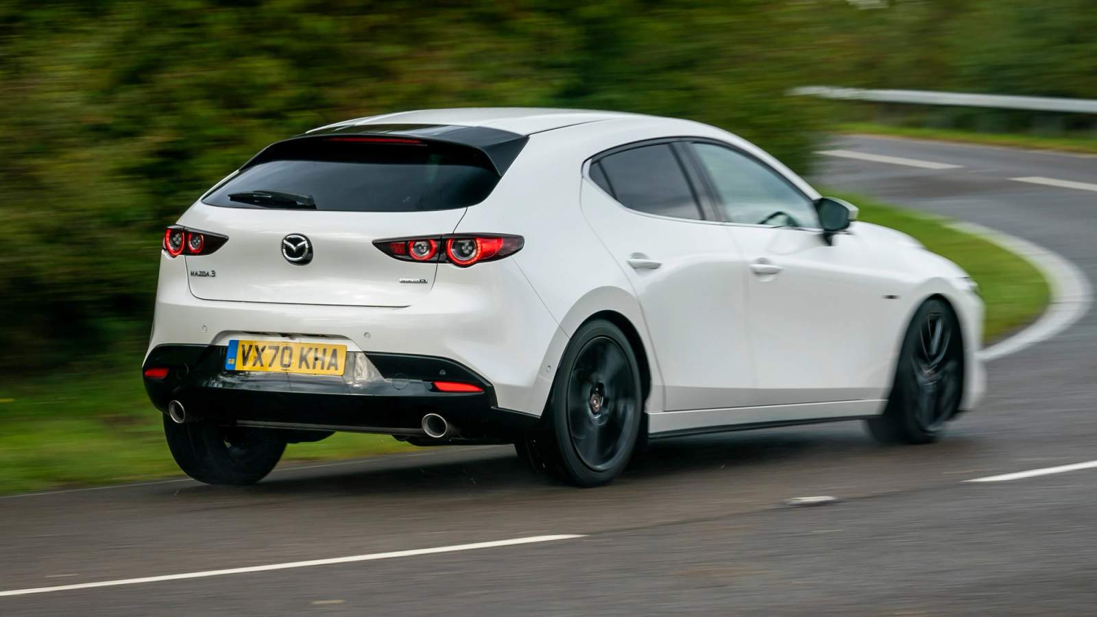 Mazda3 rear drawing